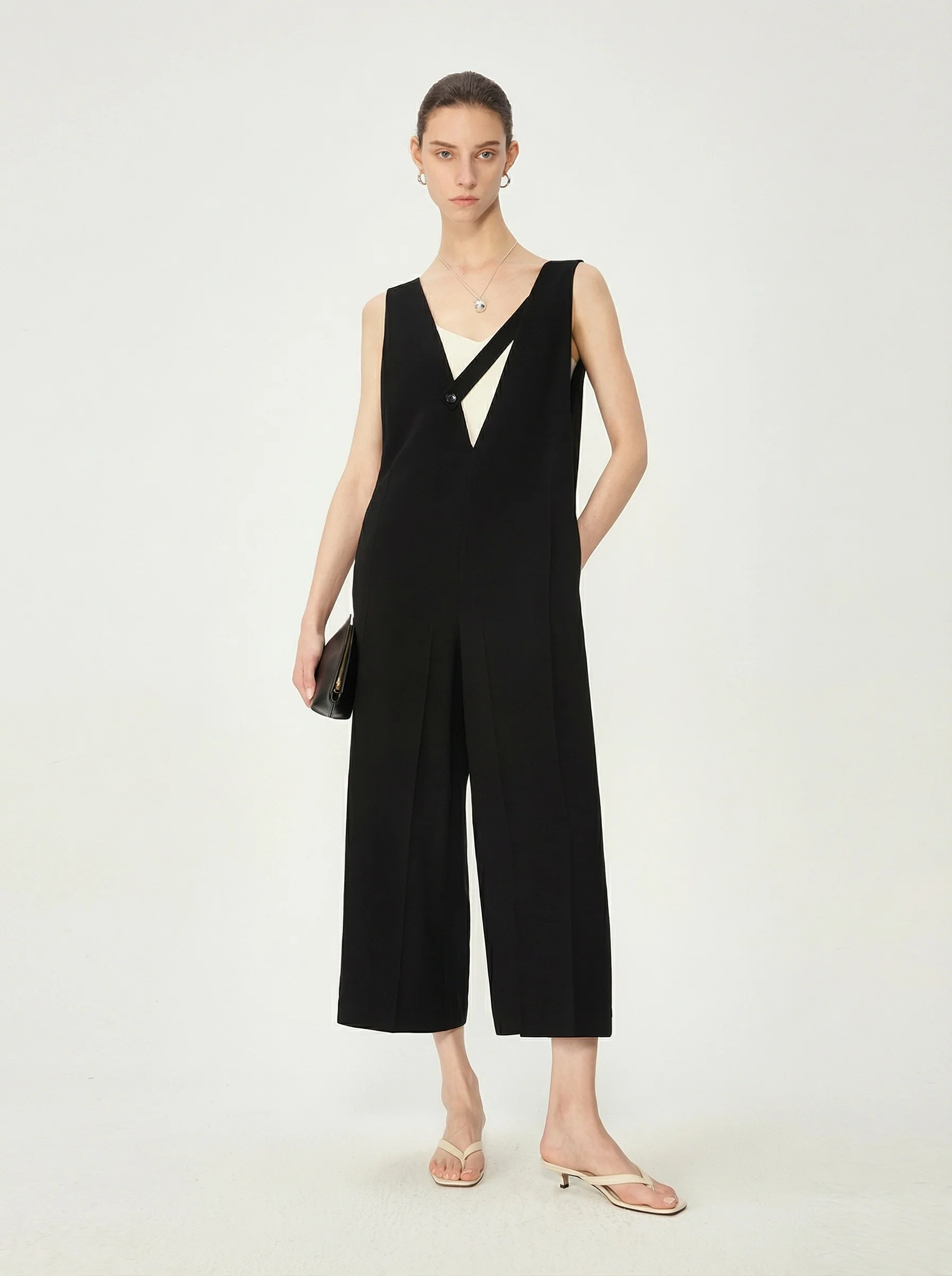 Cross V Jumpsuit