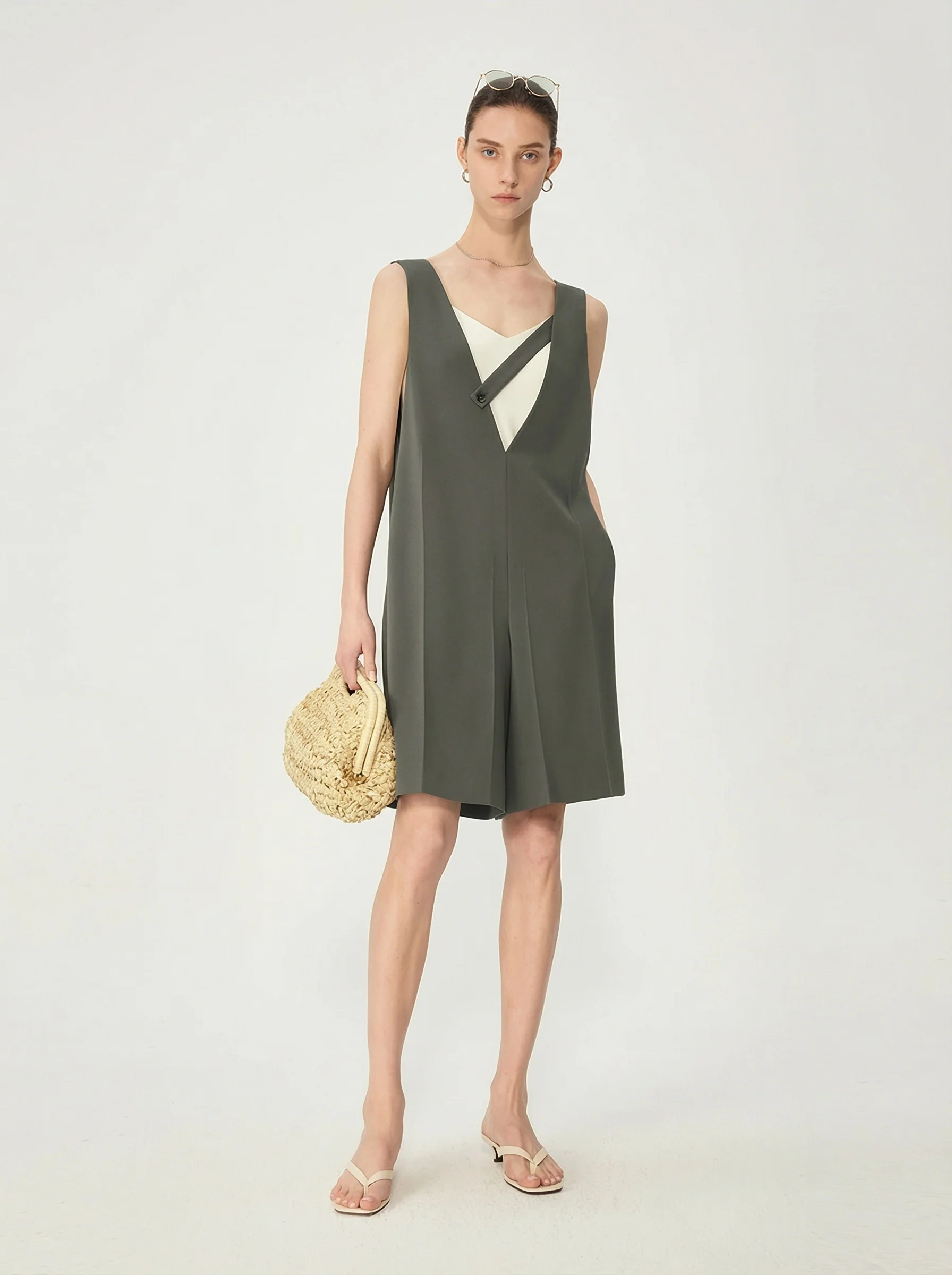 Cross V Jumpsuit - Image 2