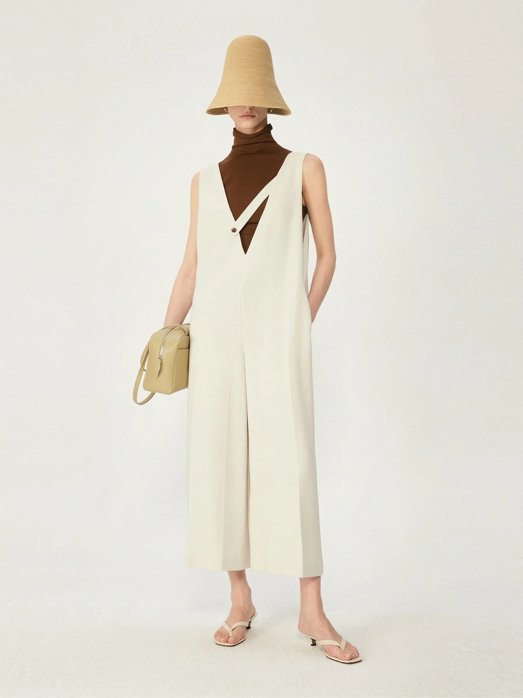 Cross V Jumpsuit - Image 3