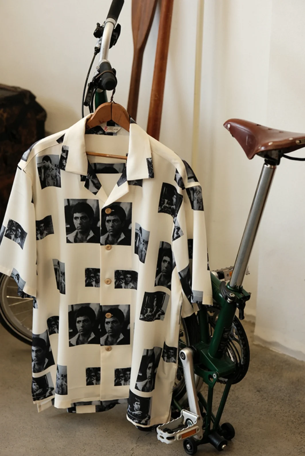 Cuban Collar Movie Print Shirt - Image 5