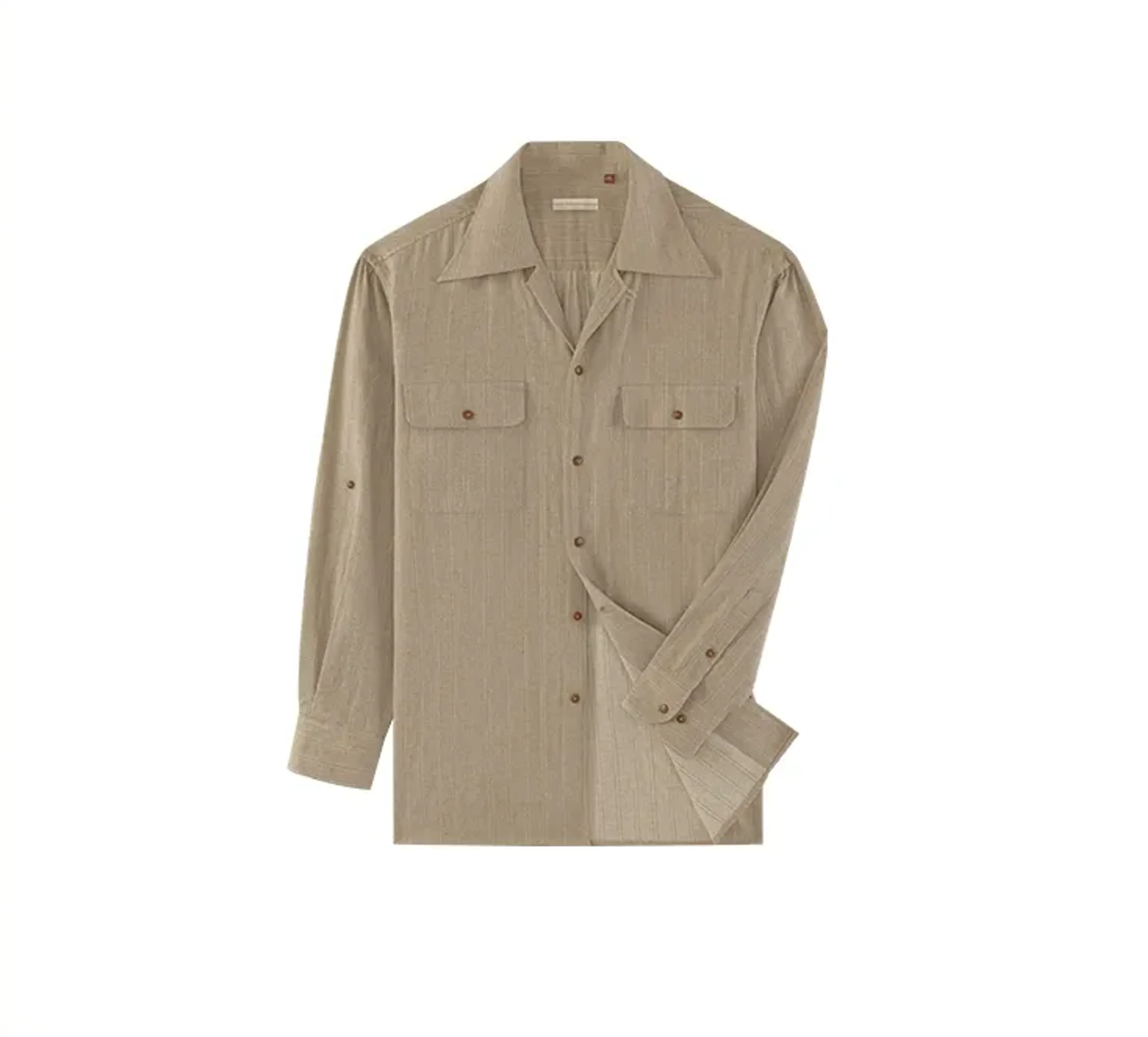 Cuban-Collar Two-Pocket Shirt - Image 7