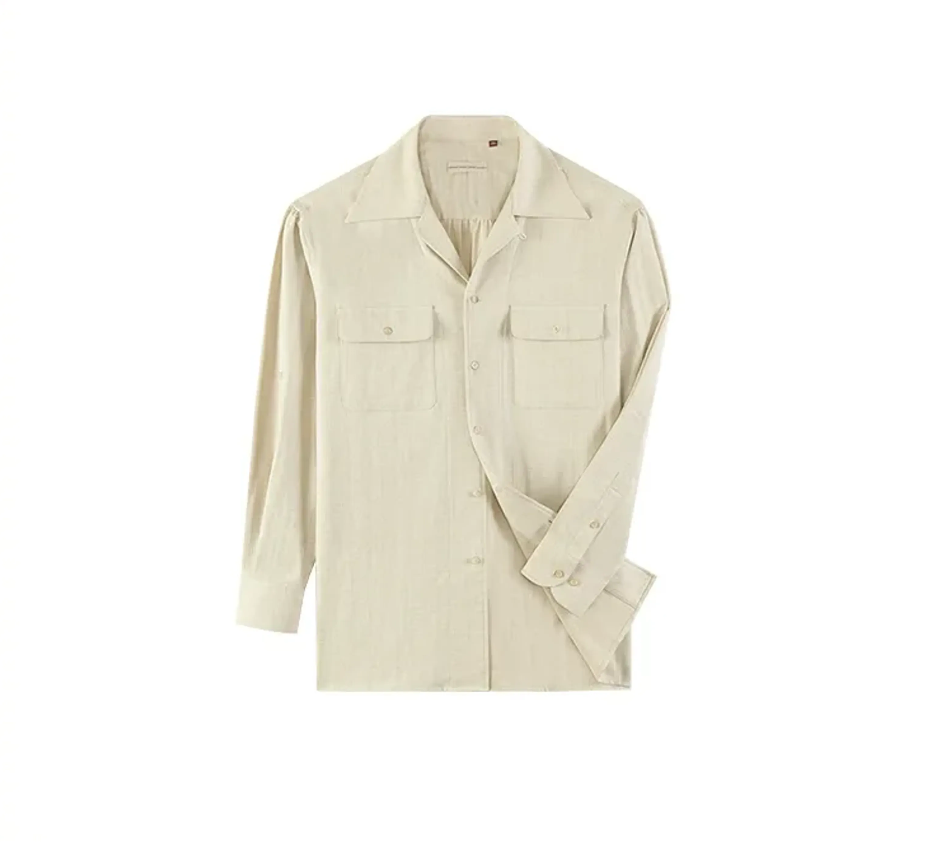 Cuban-Collar Two-Pocket Shirt - Image 8