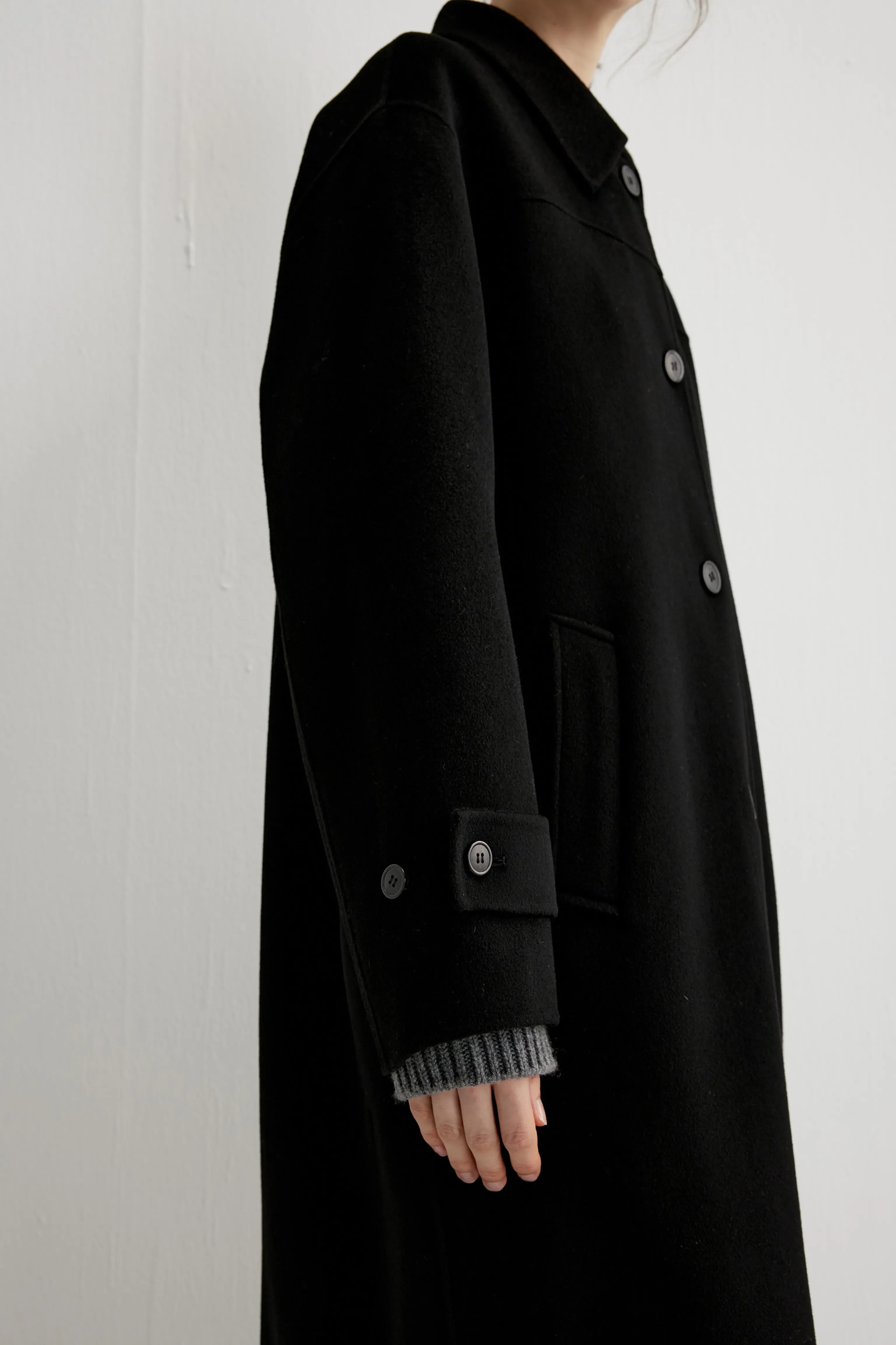 Cuff-Tab Overcoat - Image 6