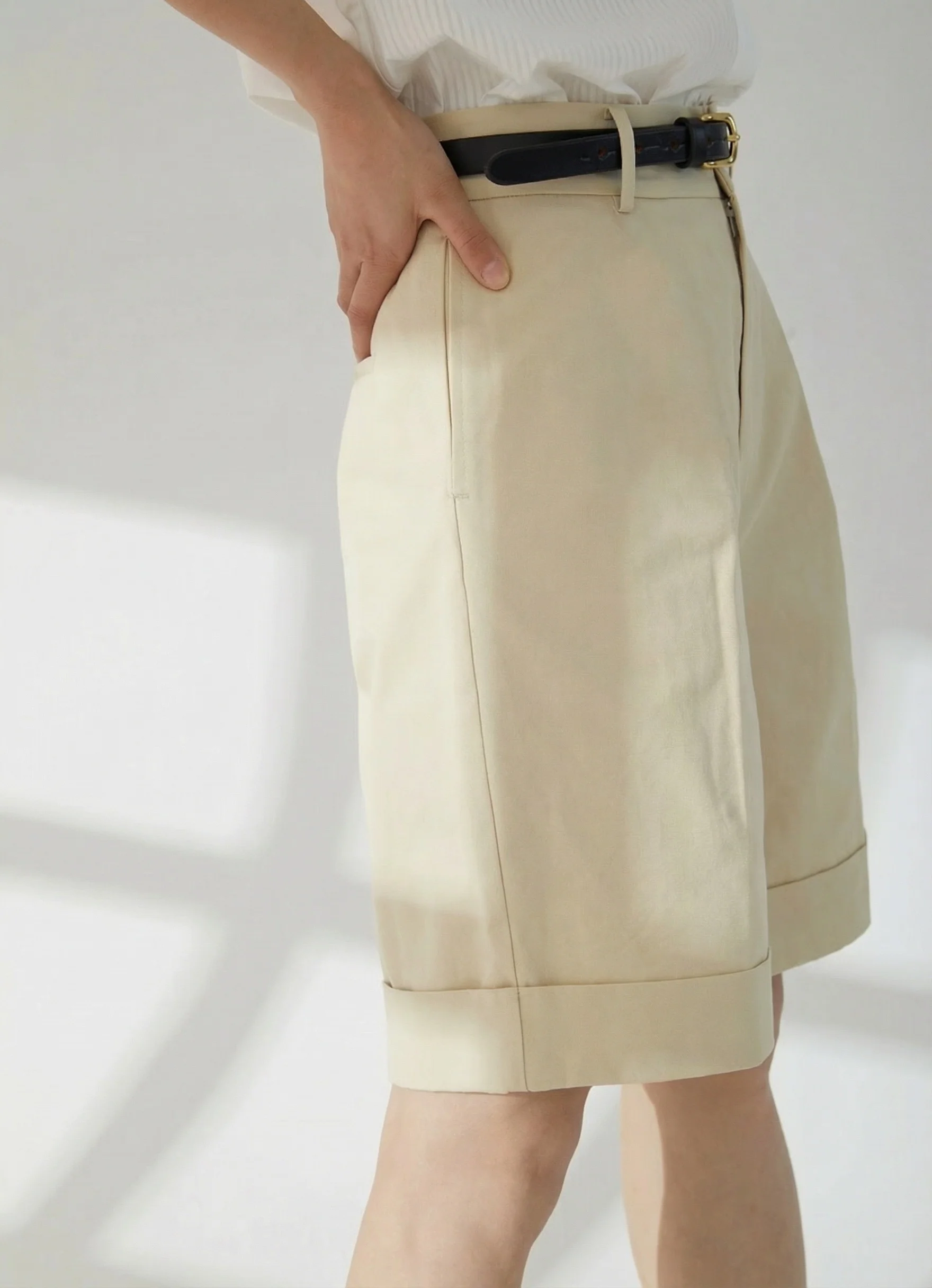 Cuffed Bermuda Shorts - Image 3