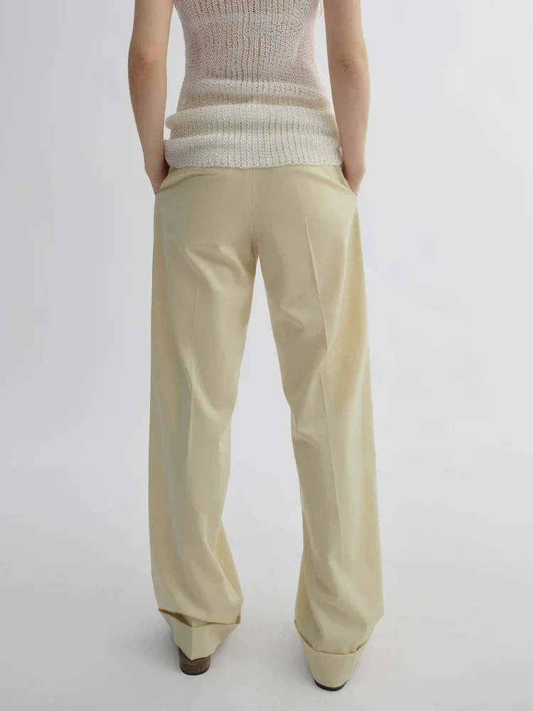 Cuffed Pleat Trousers - Image 2