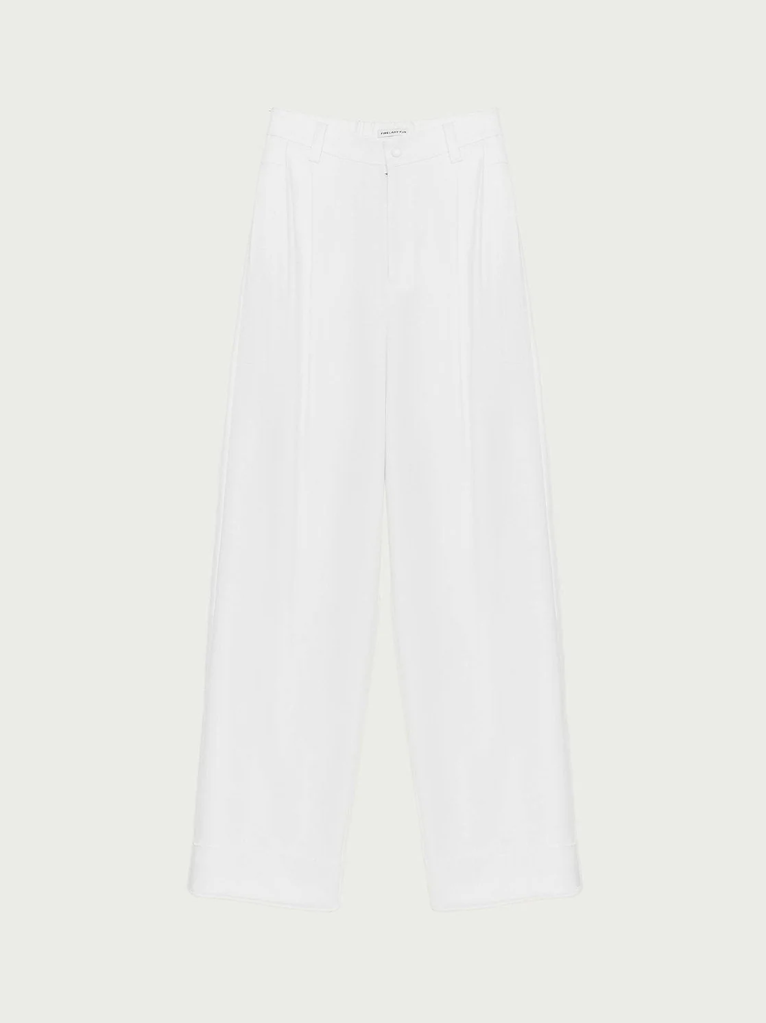 Cuffed Pleated Trousers - Image 7