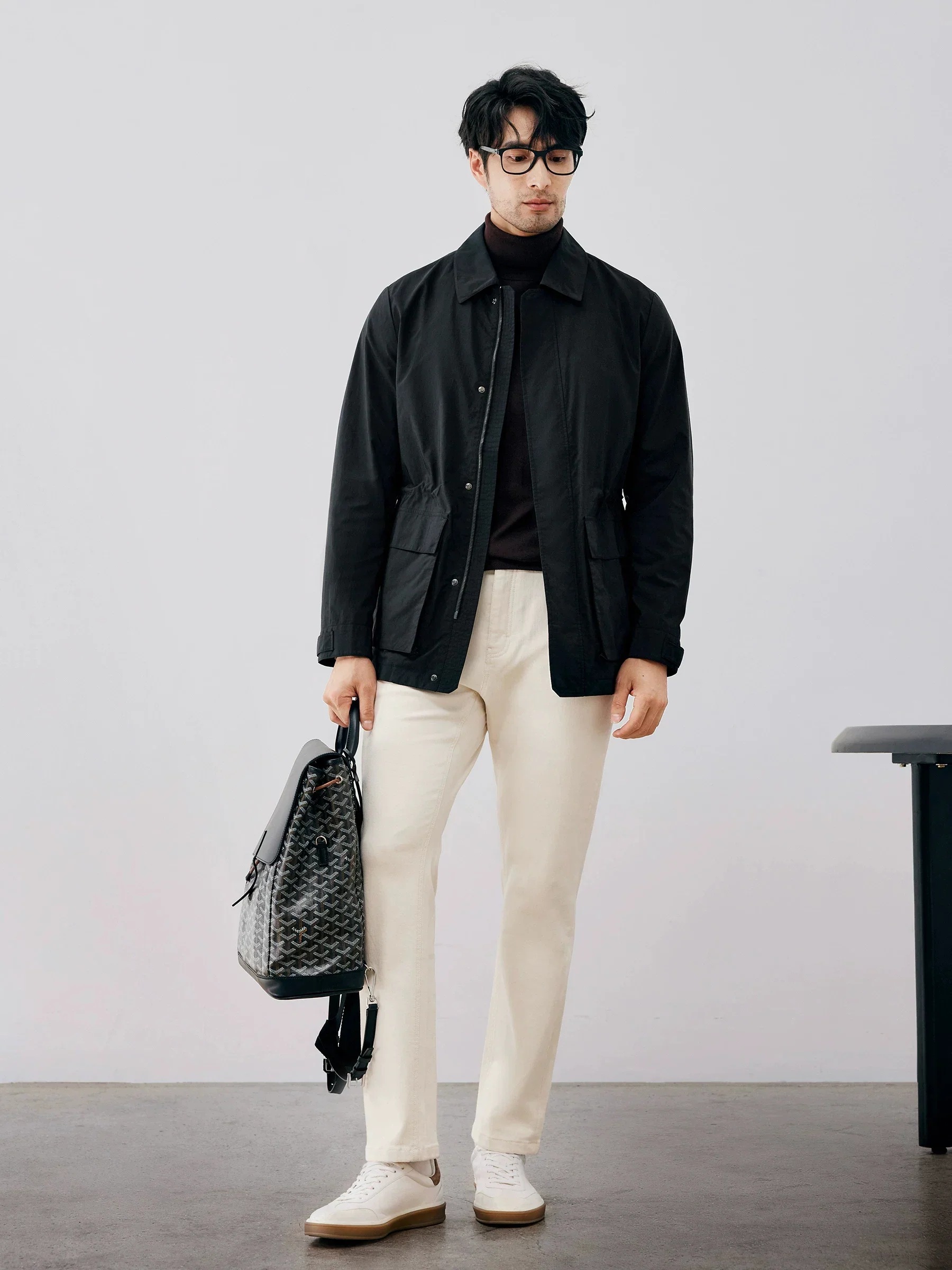 Cupro-Lined Safari Jacket - Image 3