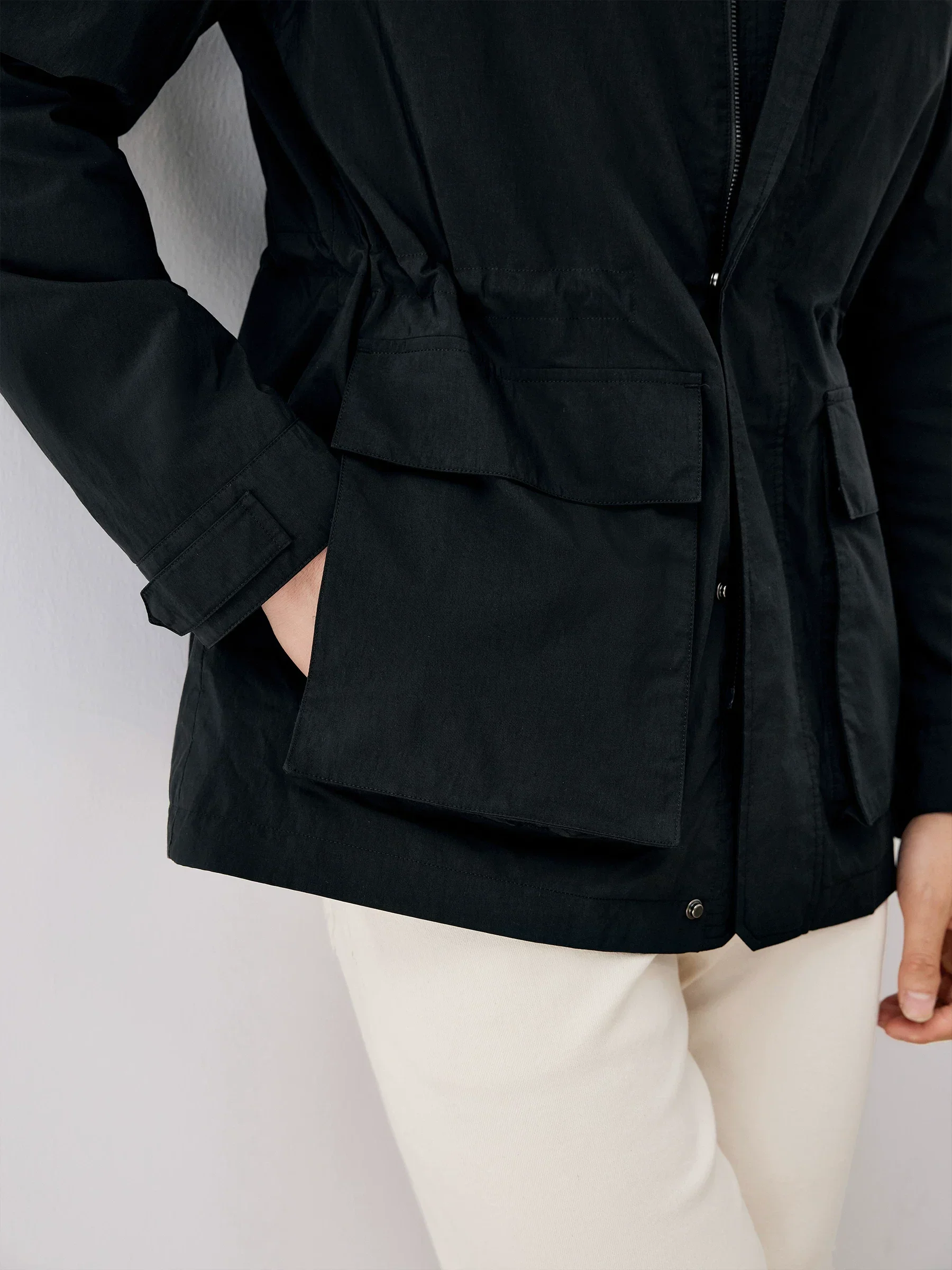 Cupro-Lined Safari Jacket - Image 4