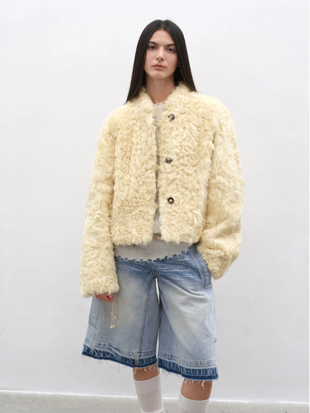 Curly Fur Coat - Image 2