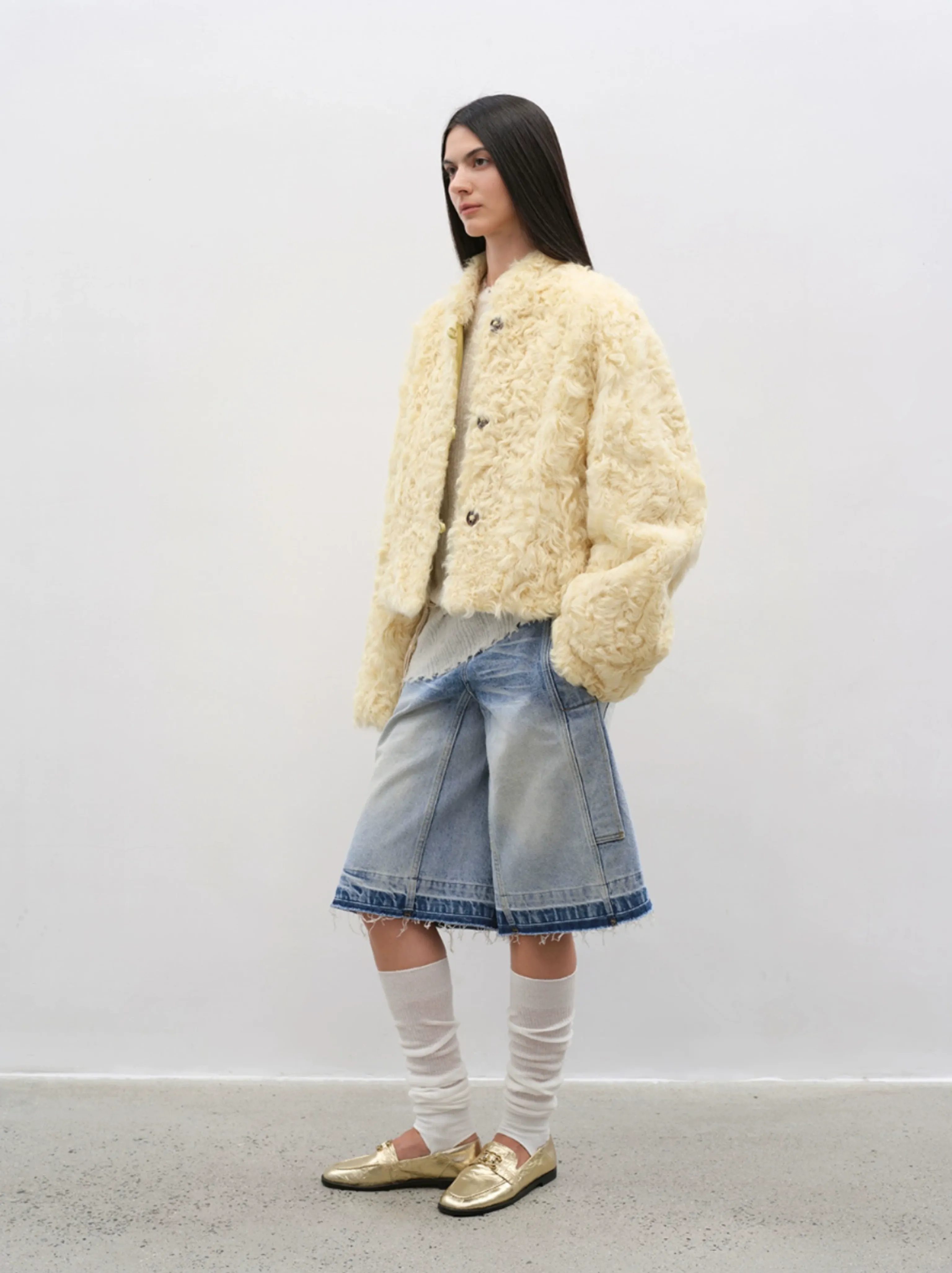 Curly Fur Coat - Image 3