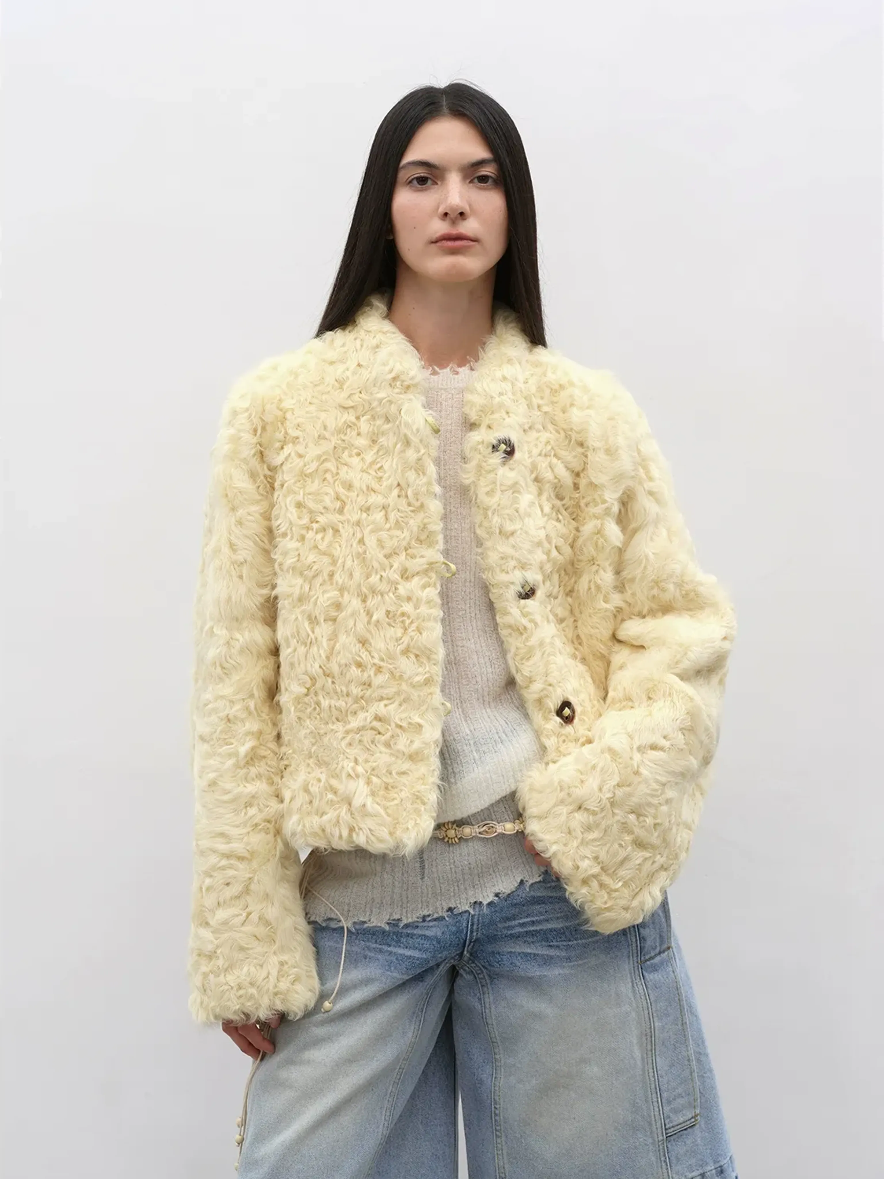 Curly Fur Coat - Image 6
