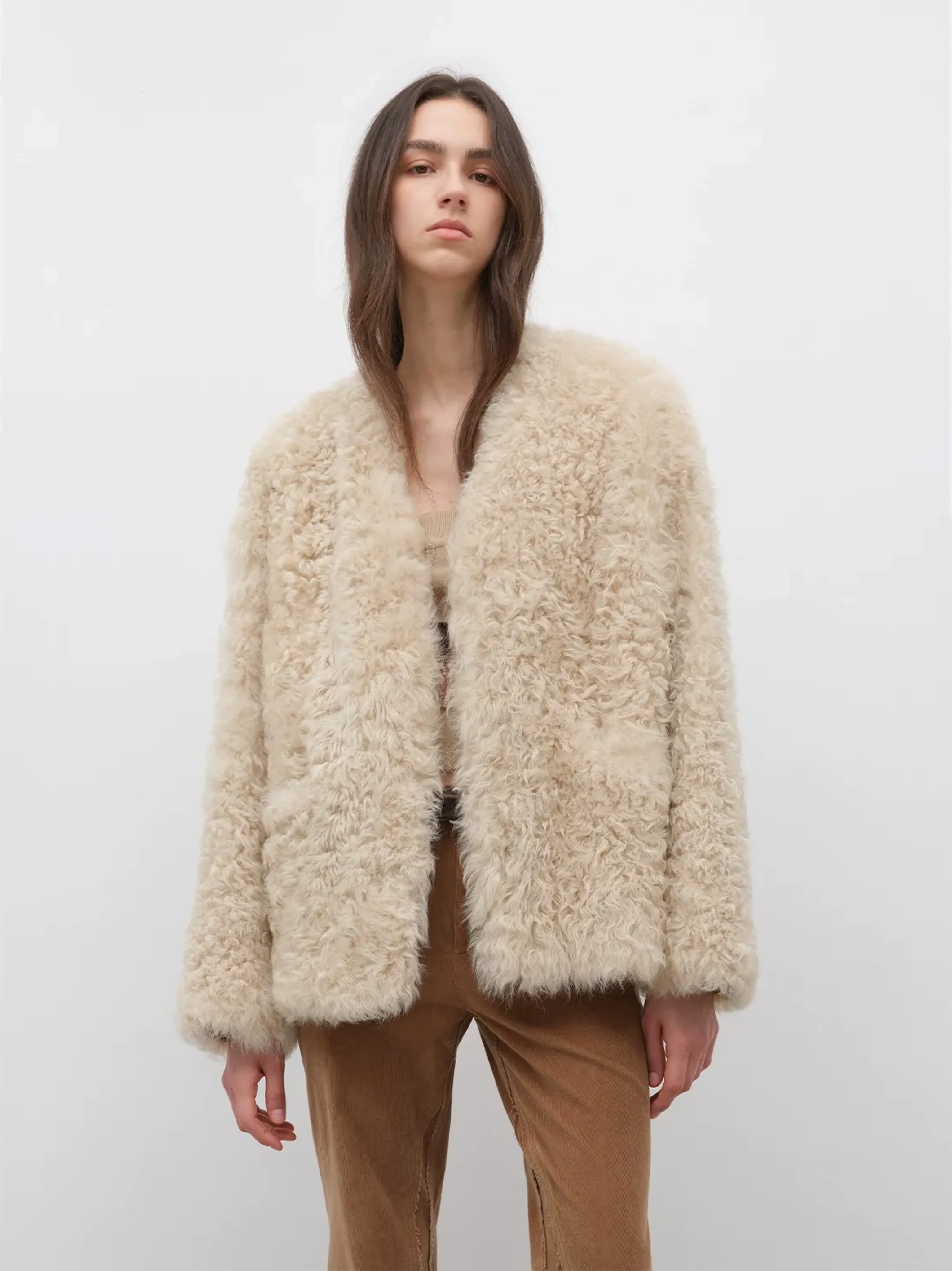 Curly Fur Coat - Image 7