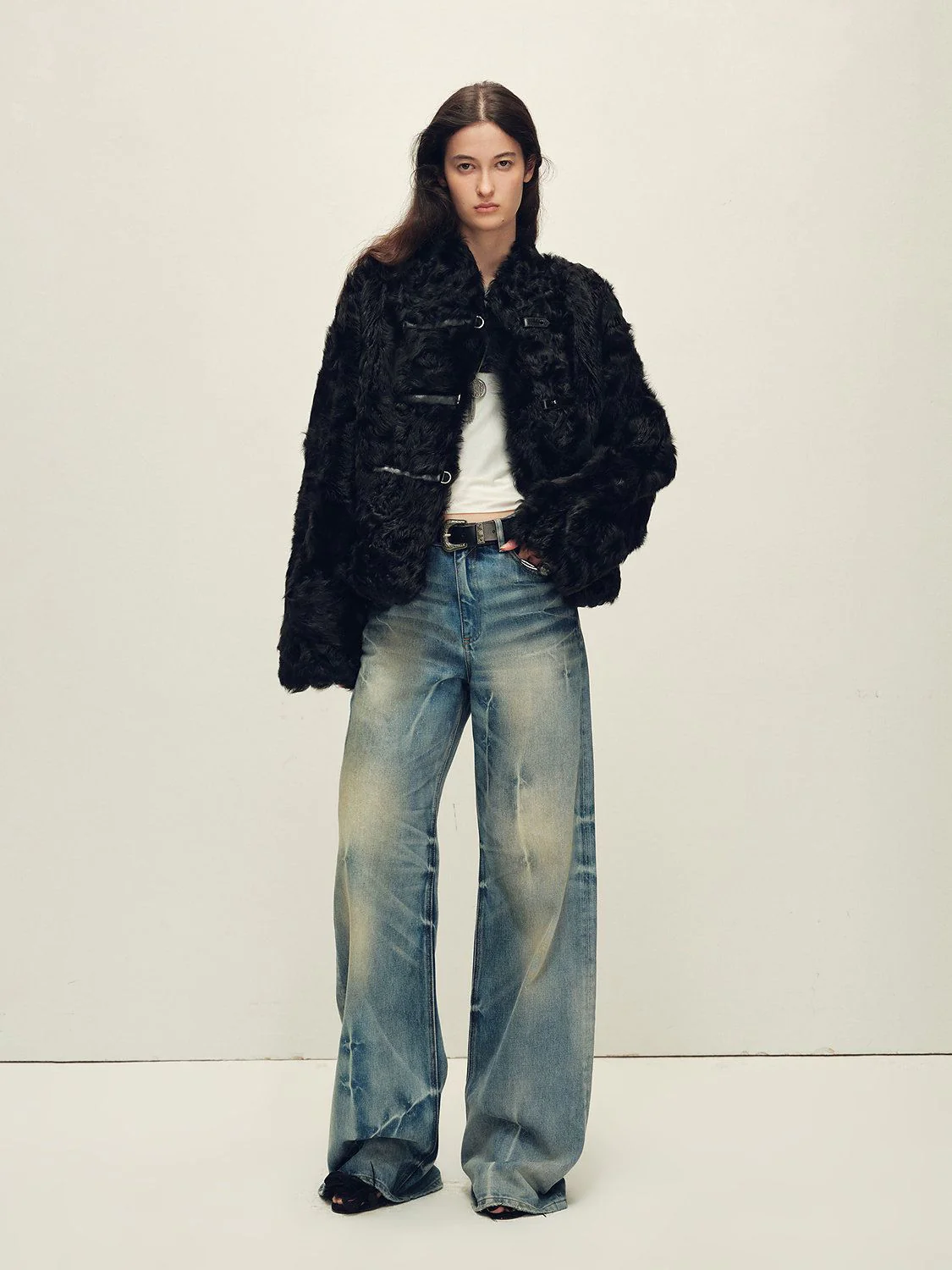 Curly Fur Jacket - Image 2