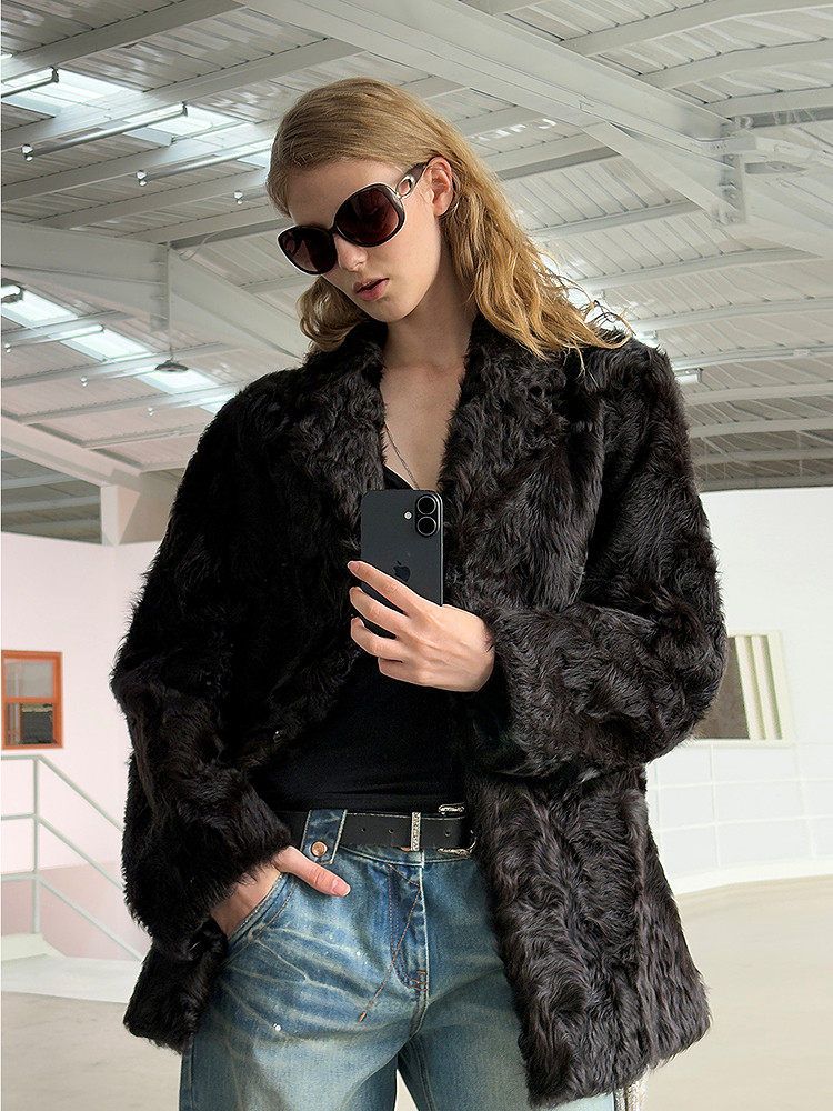 Curly Lamb Jacket - Image 5