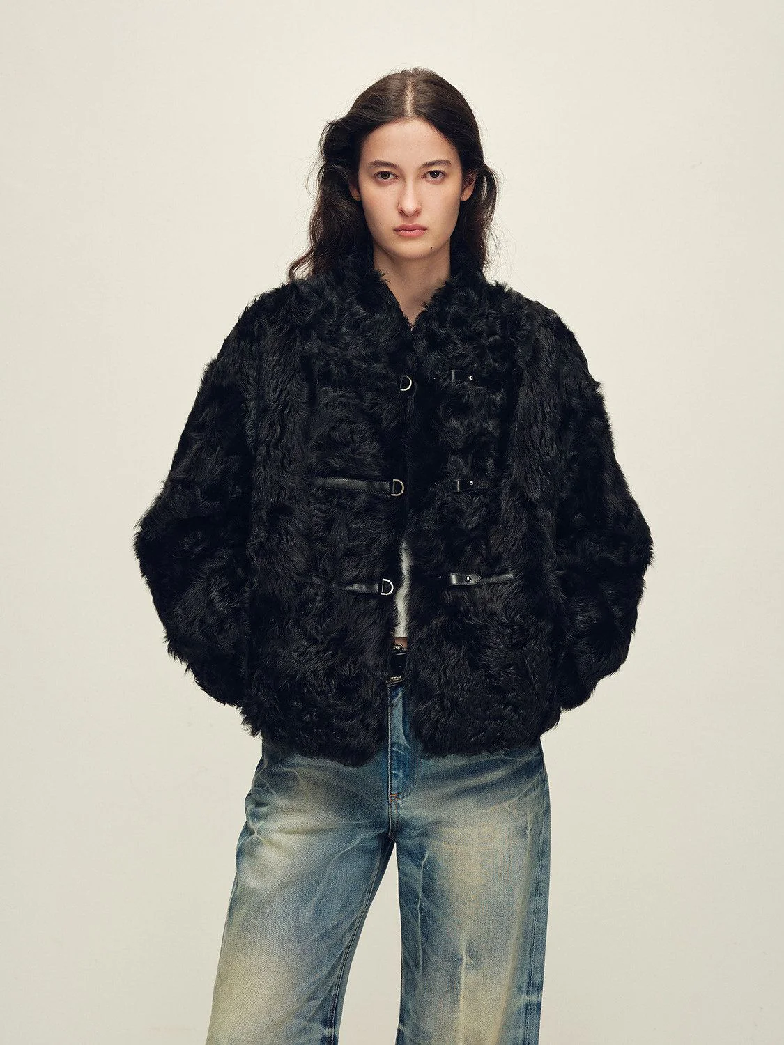 Curly Shearling Jacket