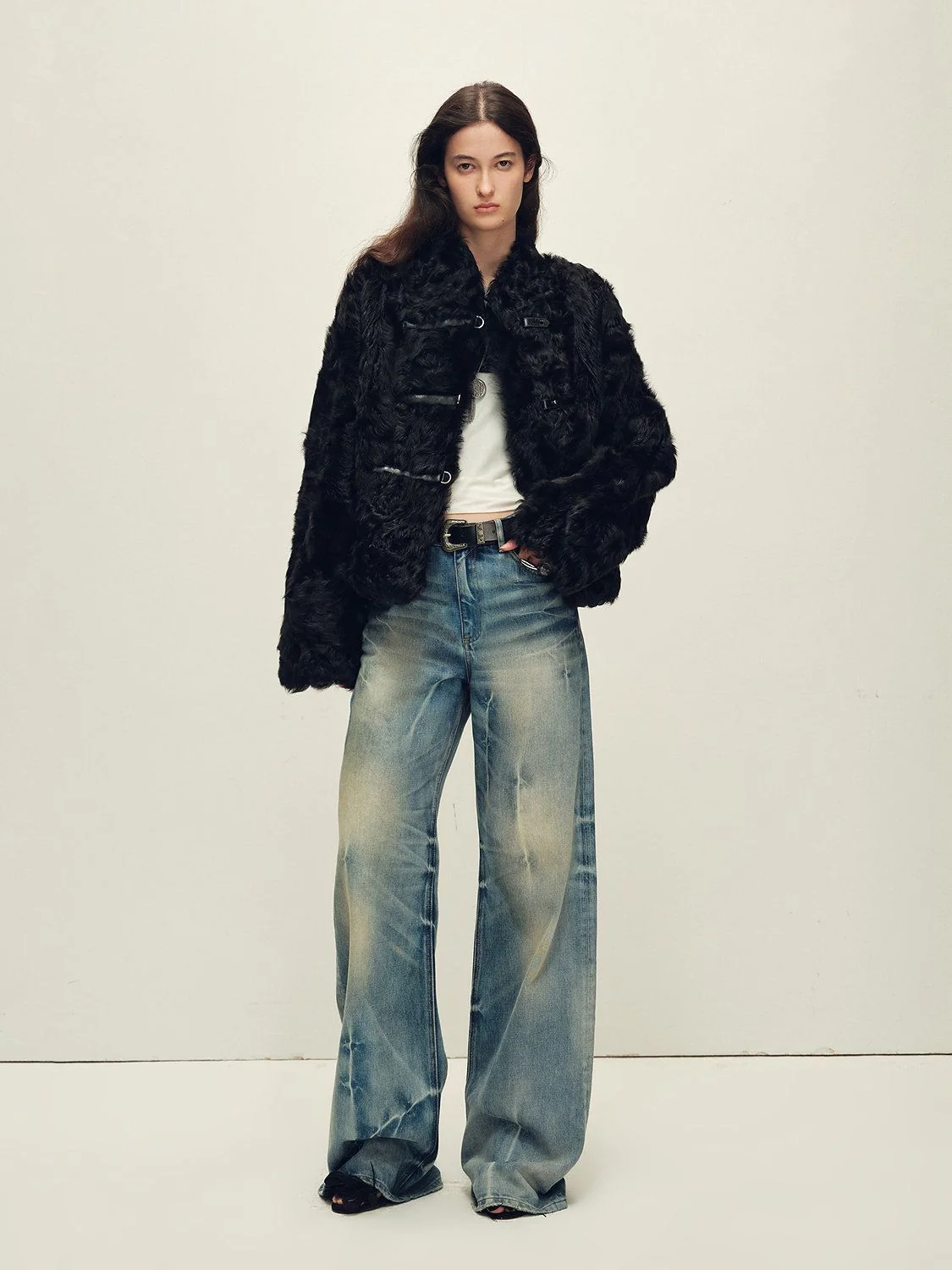Curly Shearling Jacket - Image 2