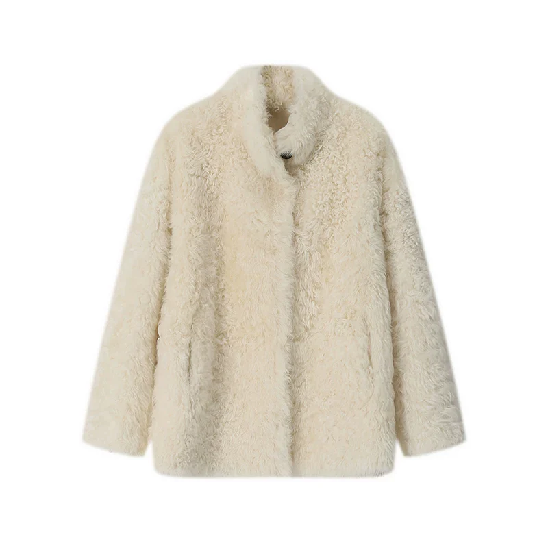 Curly Toscana Shearling Jacket - Image 6