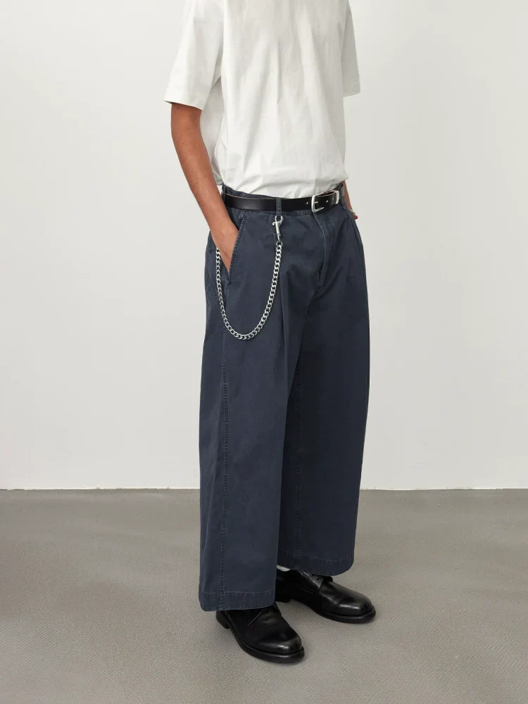 Curve Pleat Work Trousers