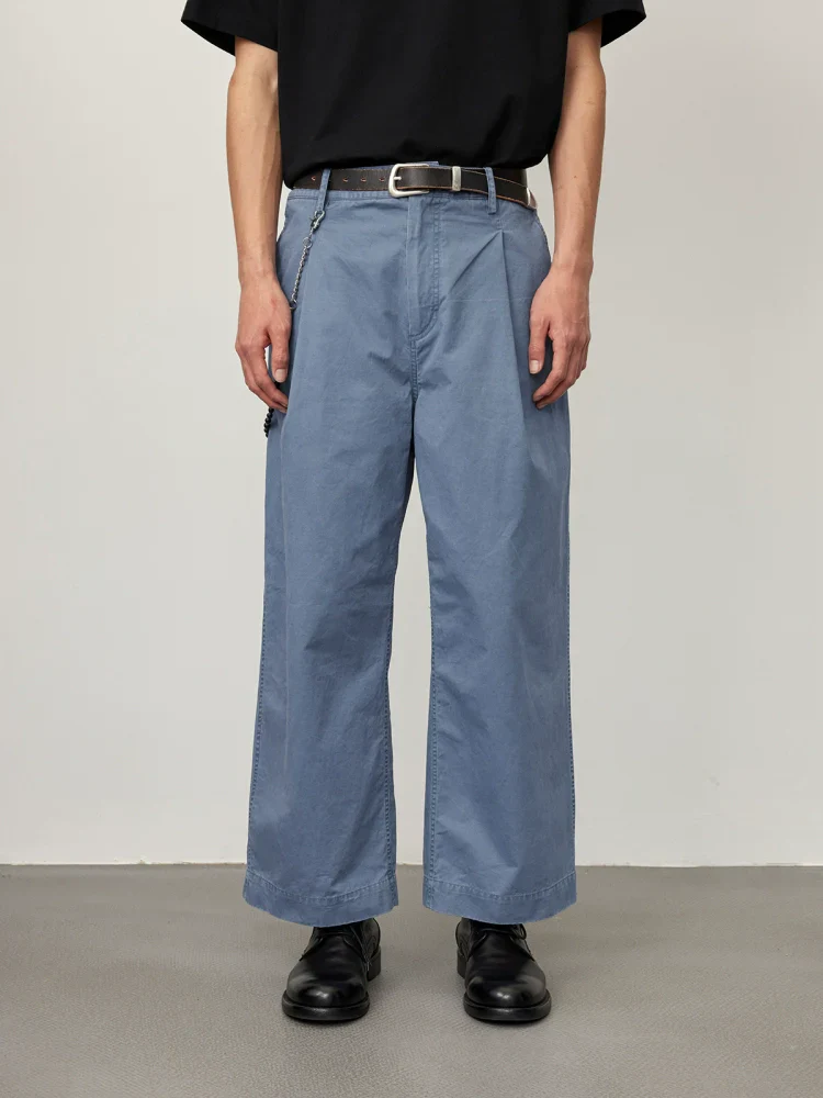 Curve Pleat Work Trousers - Image 5