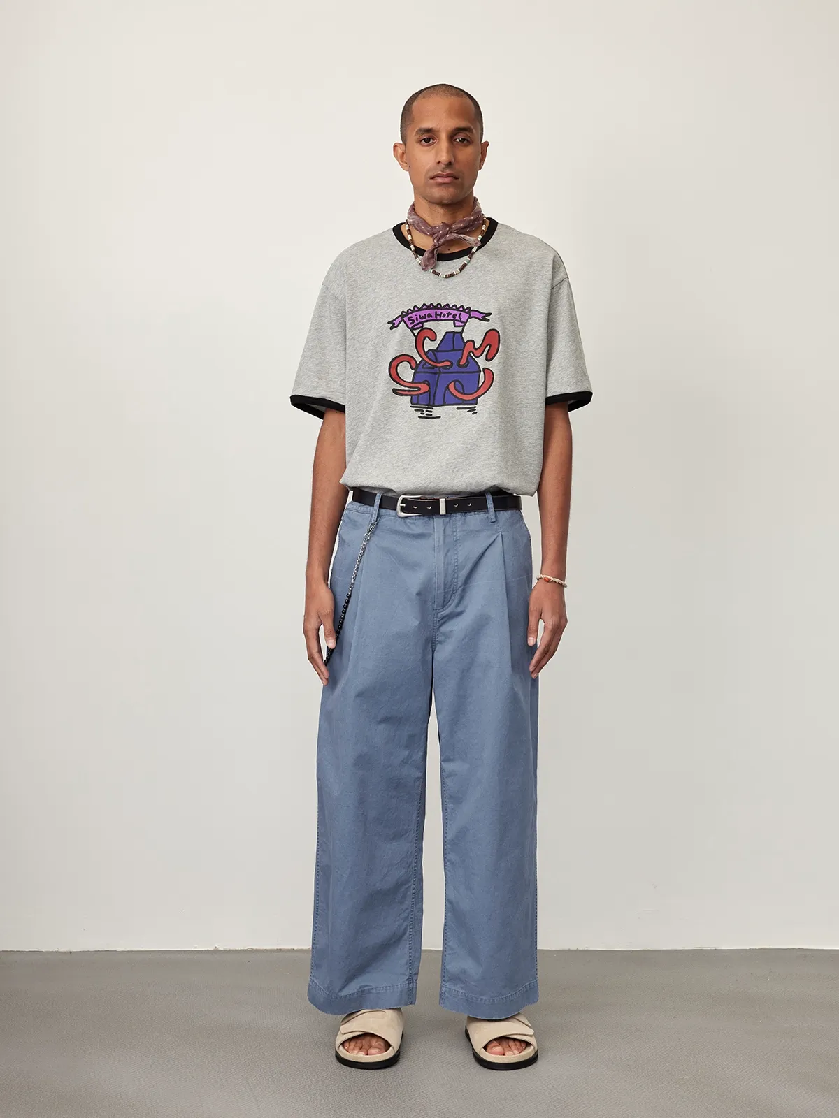 Curve Pleat Work Trousers - Image 6