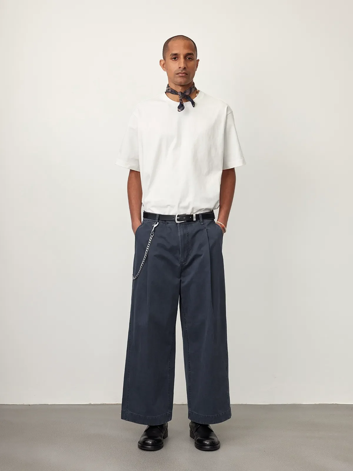Curve Pleat Work Trousers - Image 9