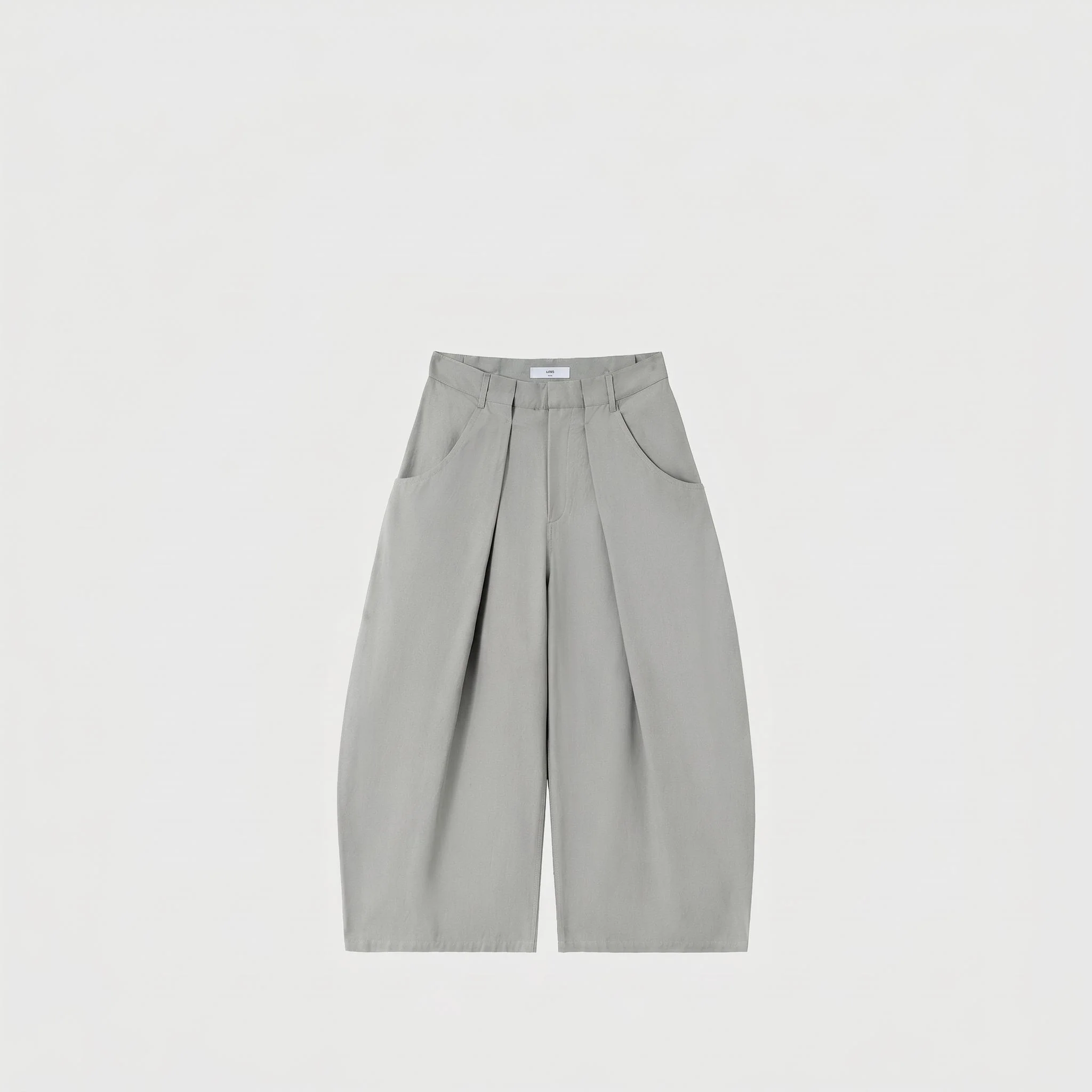 Curved-Leg Linen Trousers - Image 5