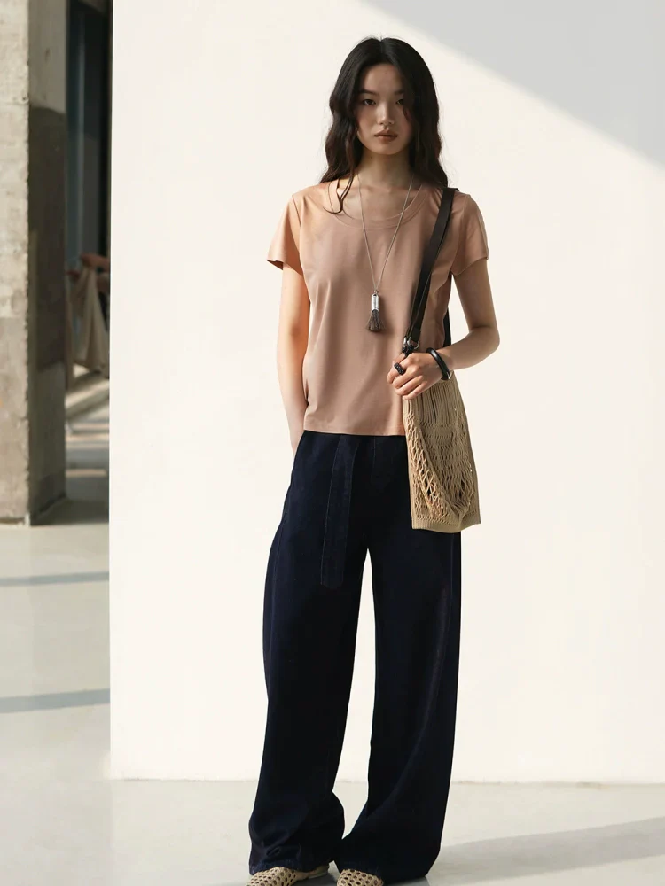 Curved Tapered Jeans - Image 3