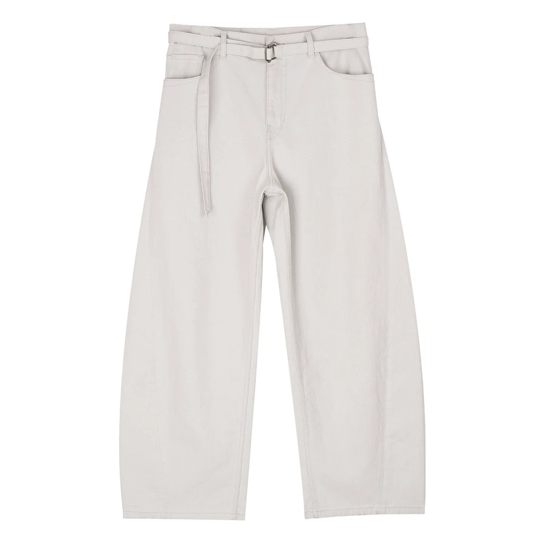 Curved Wide-Leg Jeans - Image 6