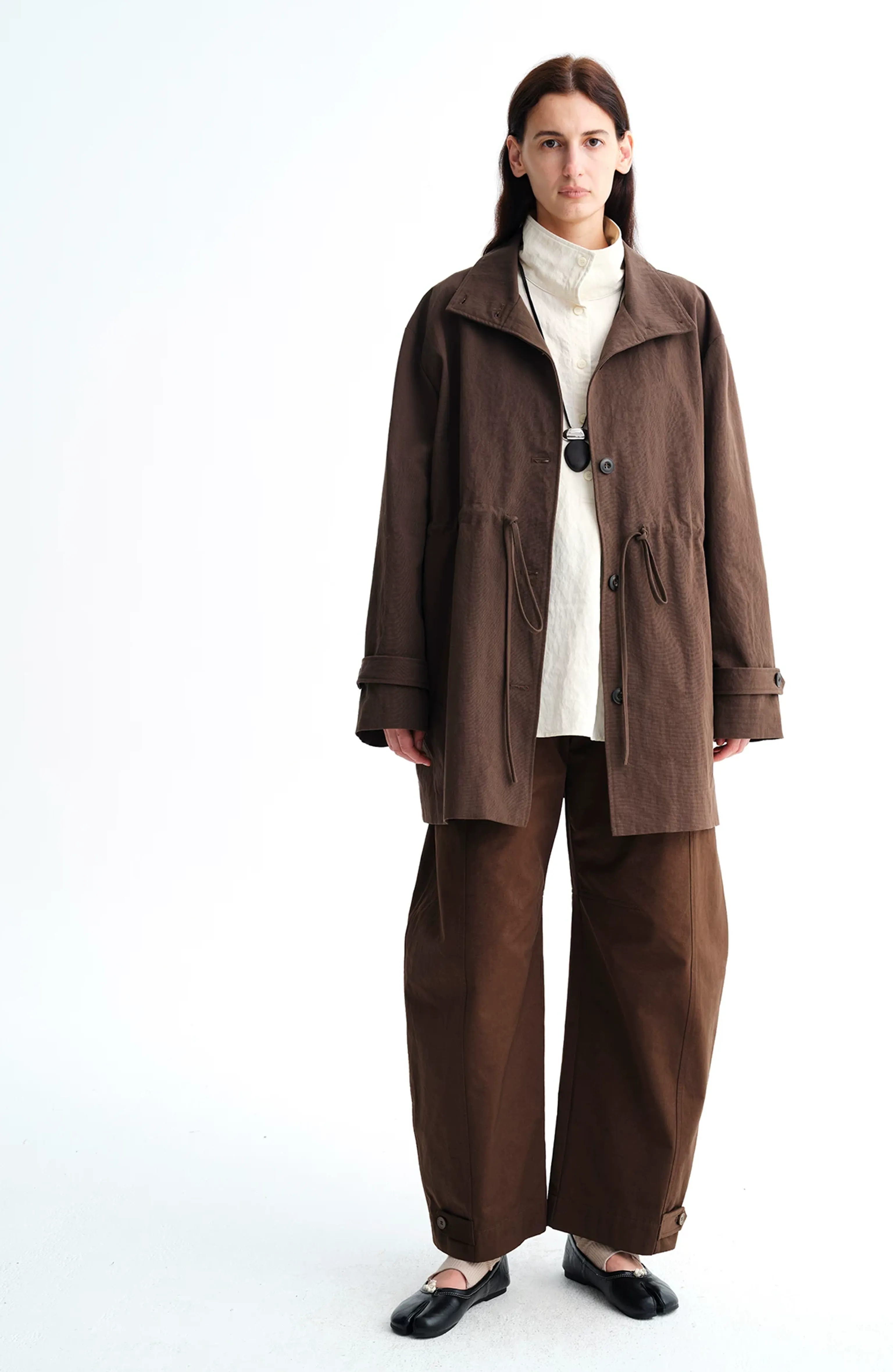 Curved Wide-Leg Pants - Image 3