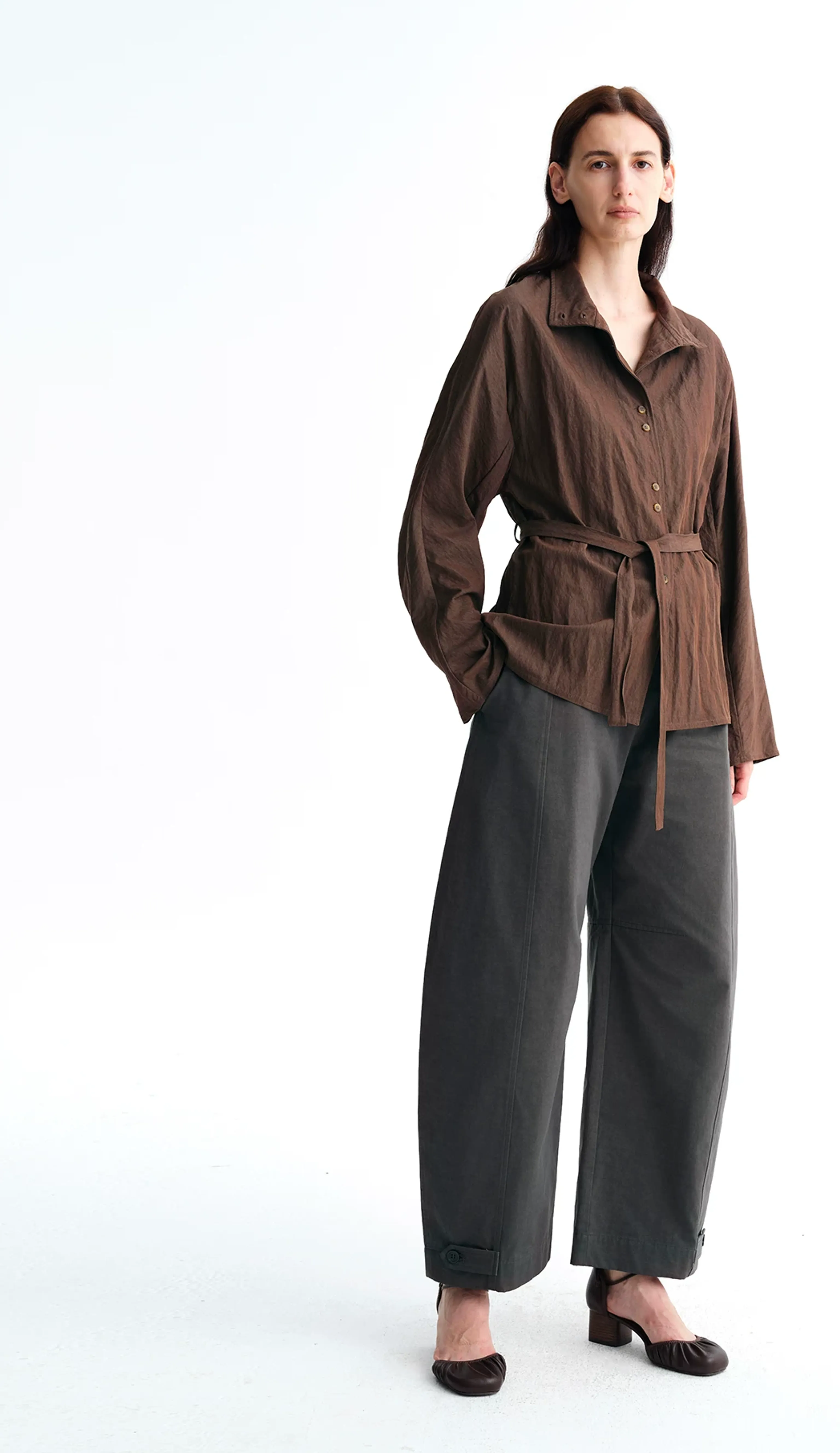 Curved Wide-Leg Pants - Image 4