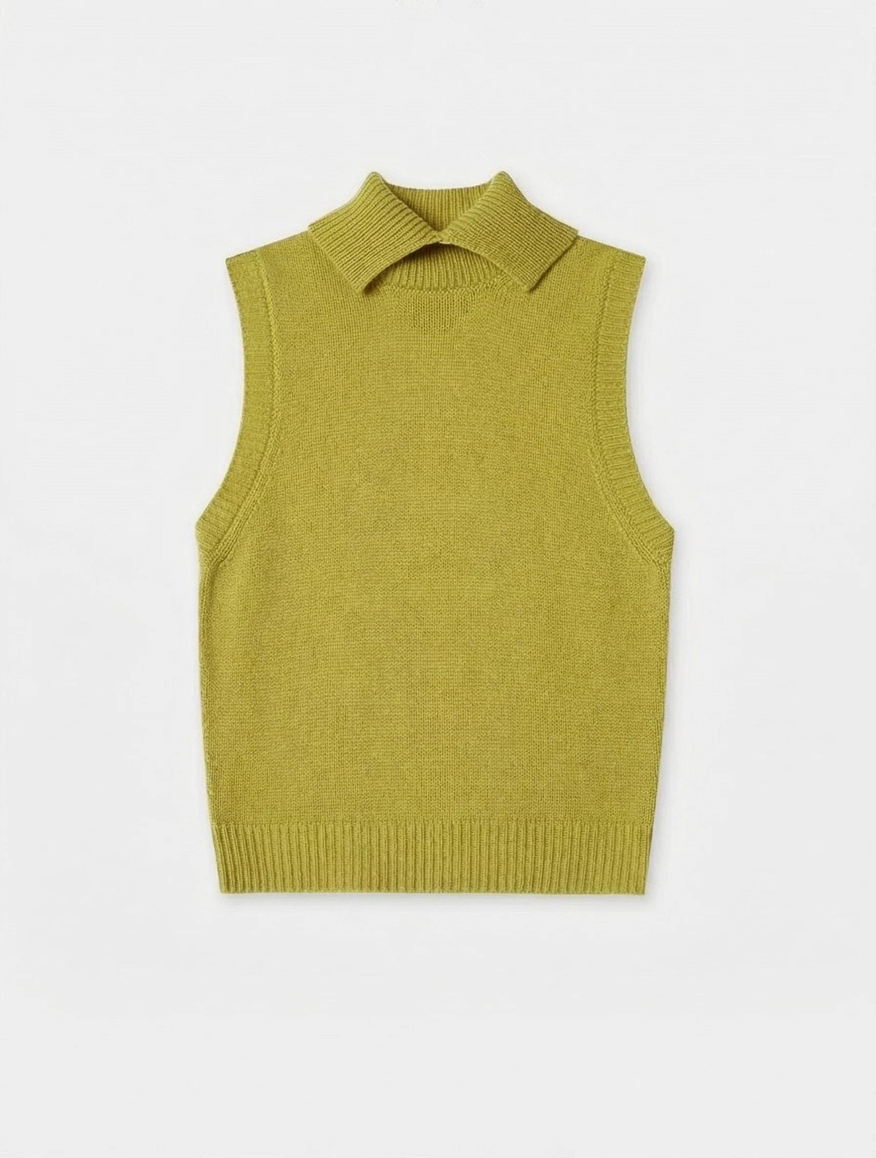 Custom-Spun Knit Vest - Image 4