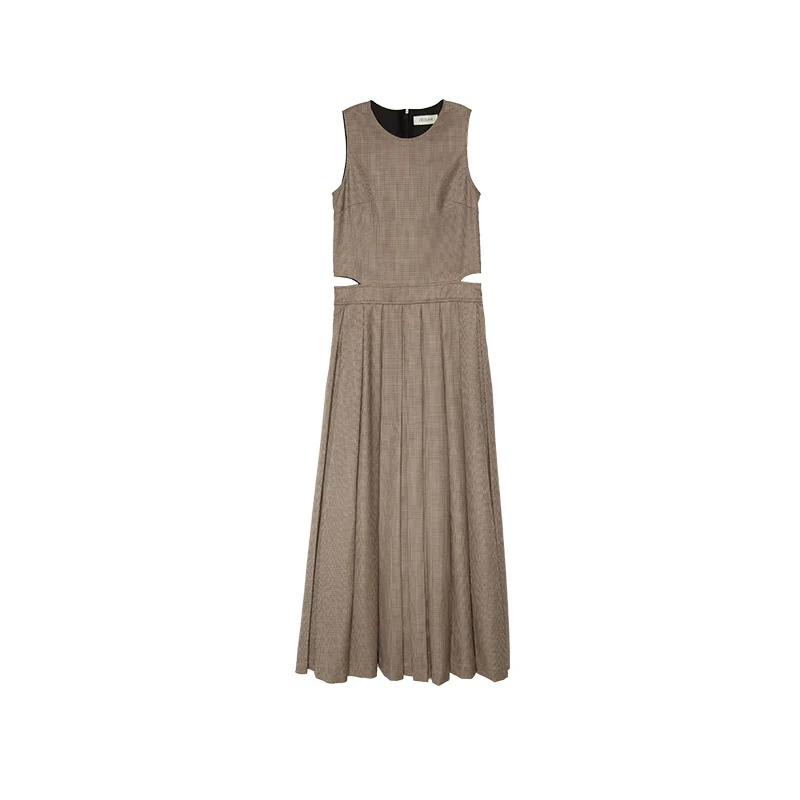 Cutout Pleated Midi Dress - Image 7