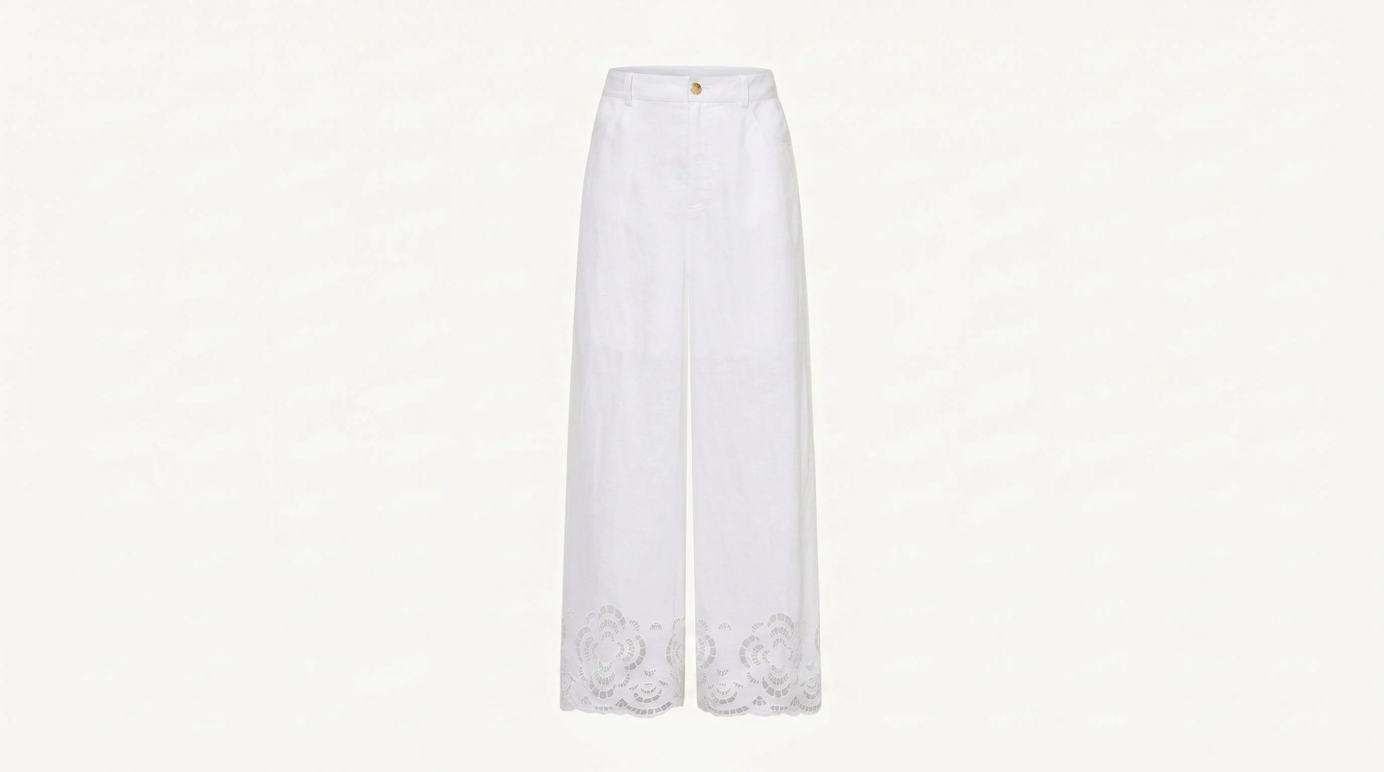 Cutwork Linen Pants - Image 6