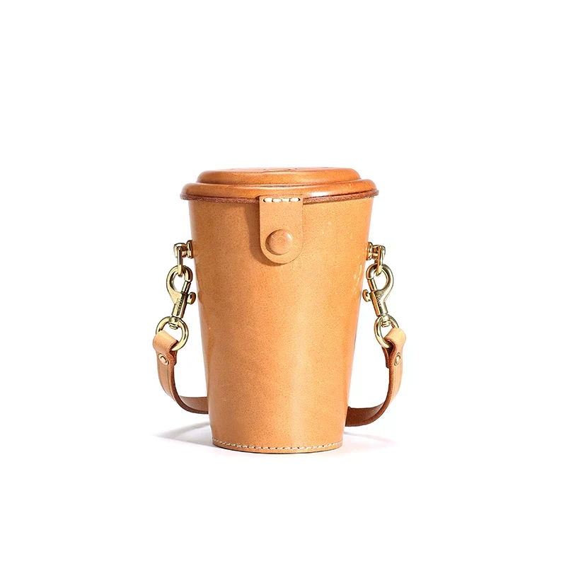 Cylinder Leather Crossbody Bag - Image 6