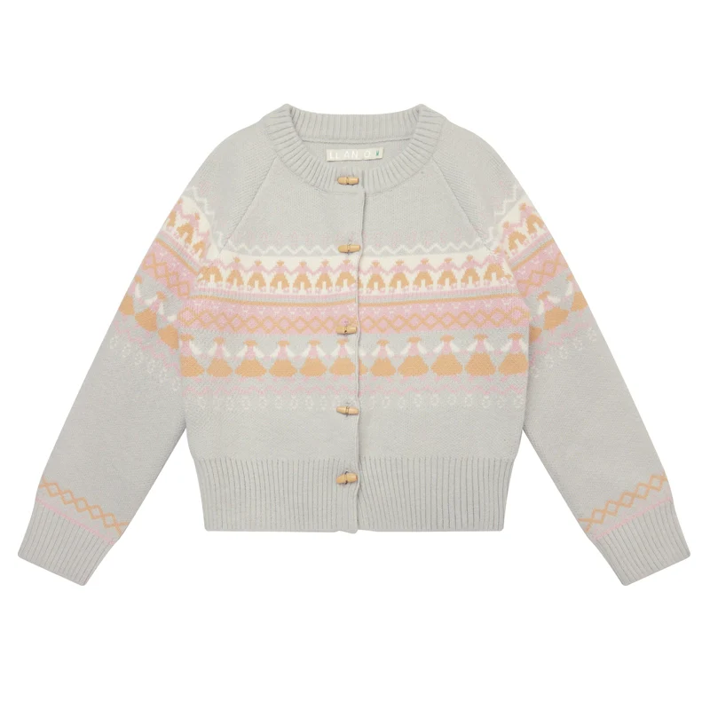 Dancing Figure Fair Isle Cardigan - Image 7