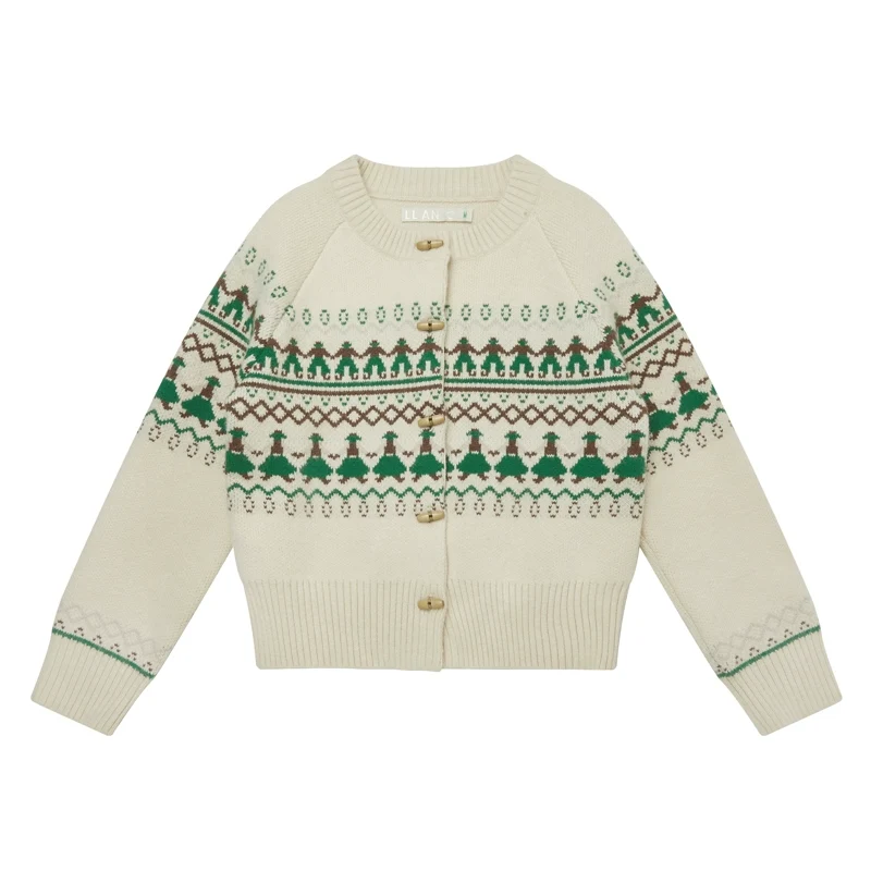 Dancing Figure Fair Isle Cardigan - Image 8