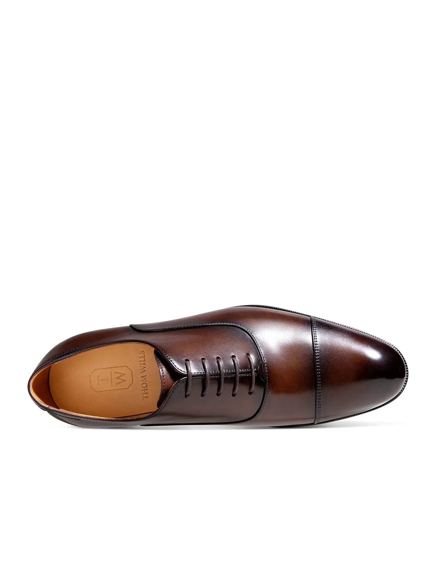 Dark Brown Cap-Toe Oxford - Image 3