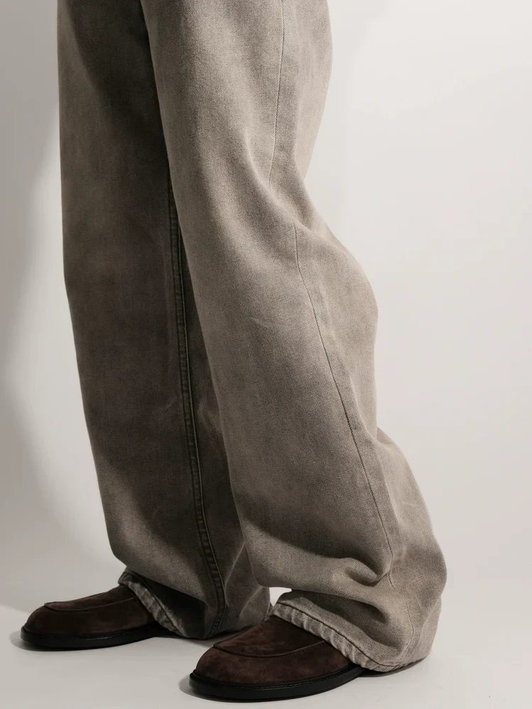 Dark Brown Suede Moc-Toe Loafers - Image 5