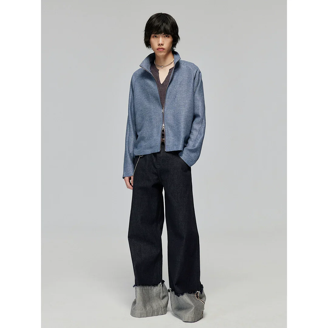 Dark Denim Wide-Leg Jeans - Image 3