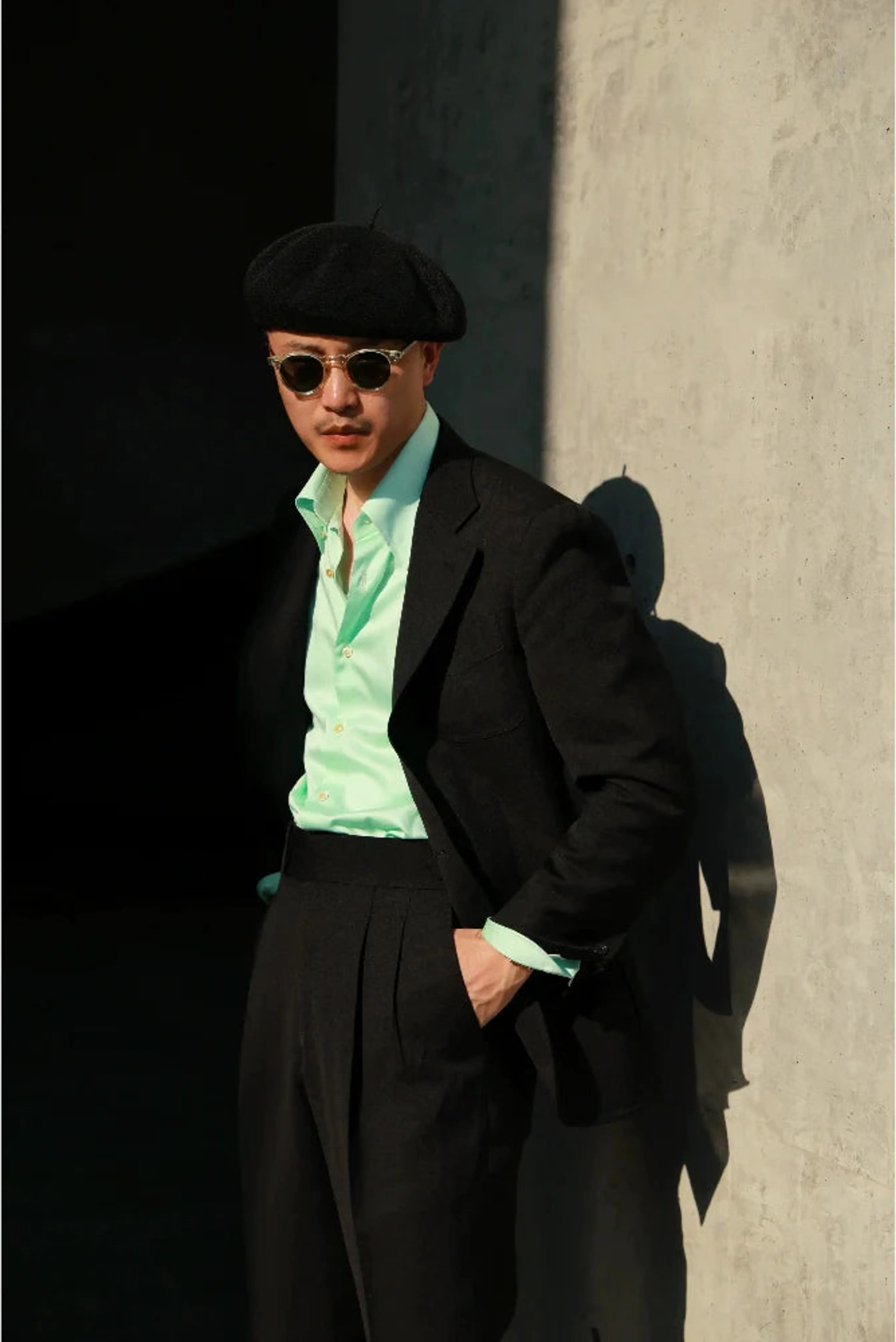 Dark Knight Wool-Linen Suit