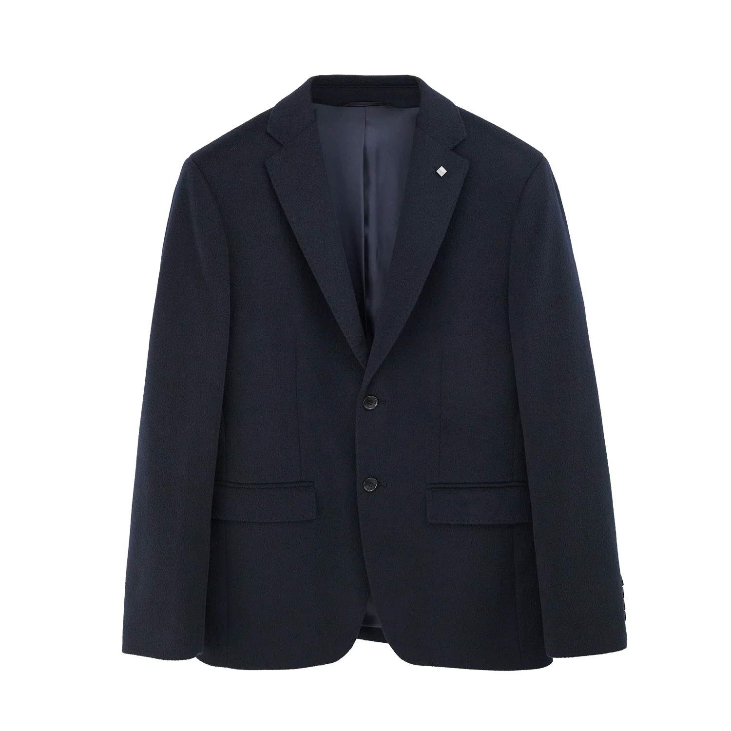 Dark Navy Cashmere Blazer - Image 7