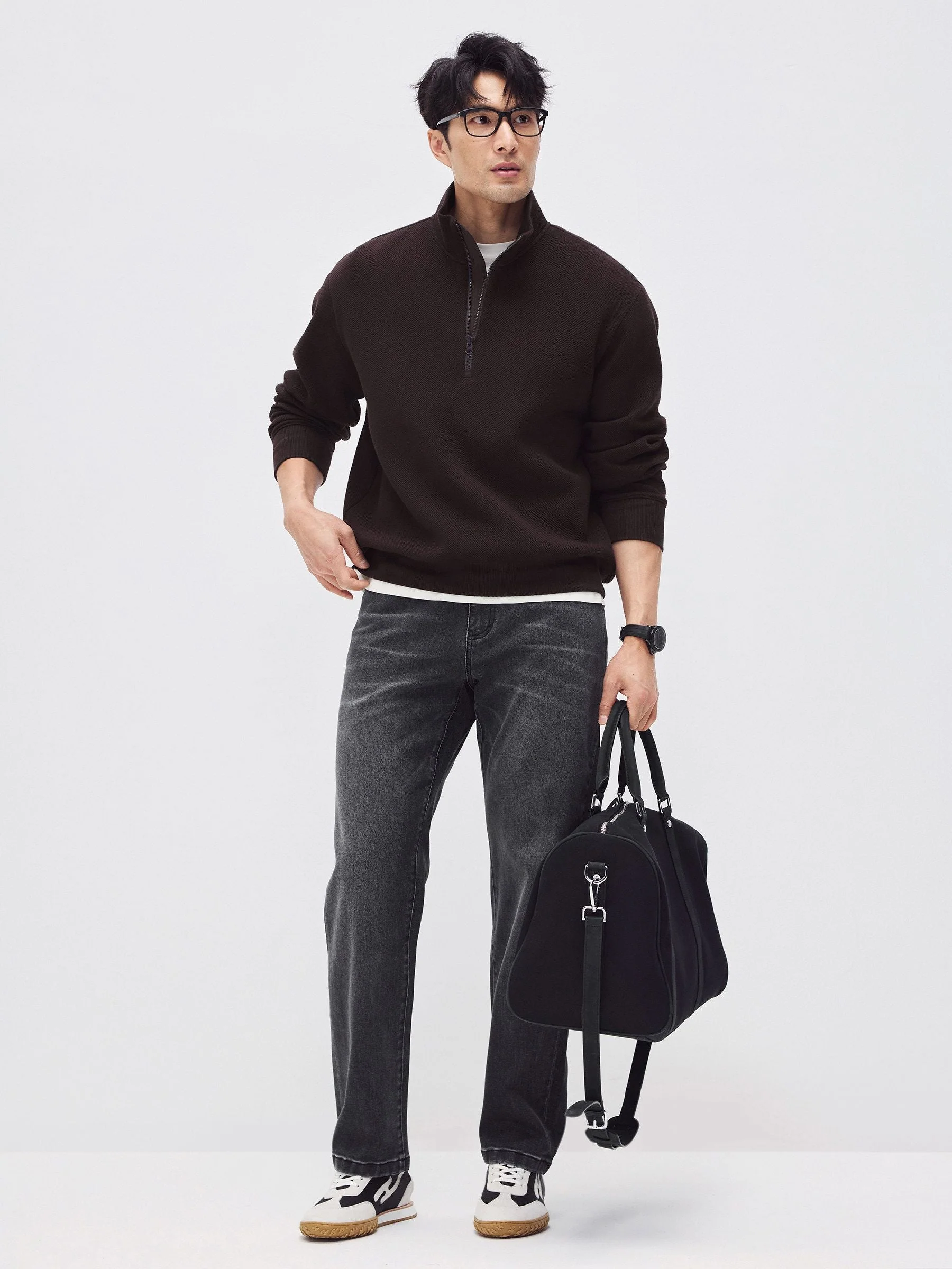 Dark Wash Straight Jeans - Image 2