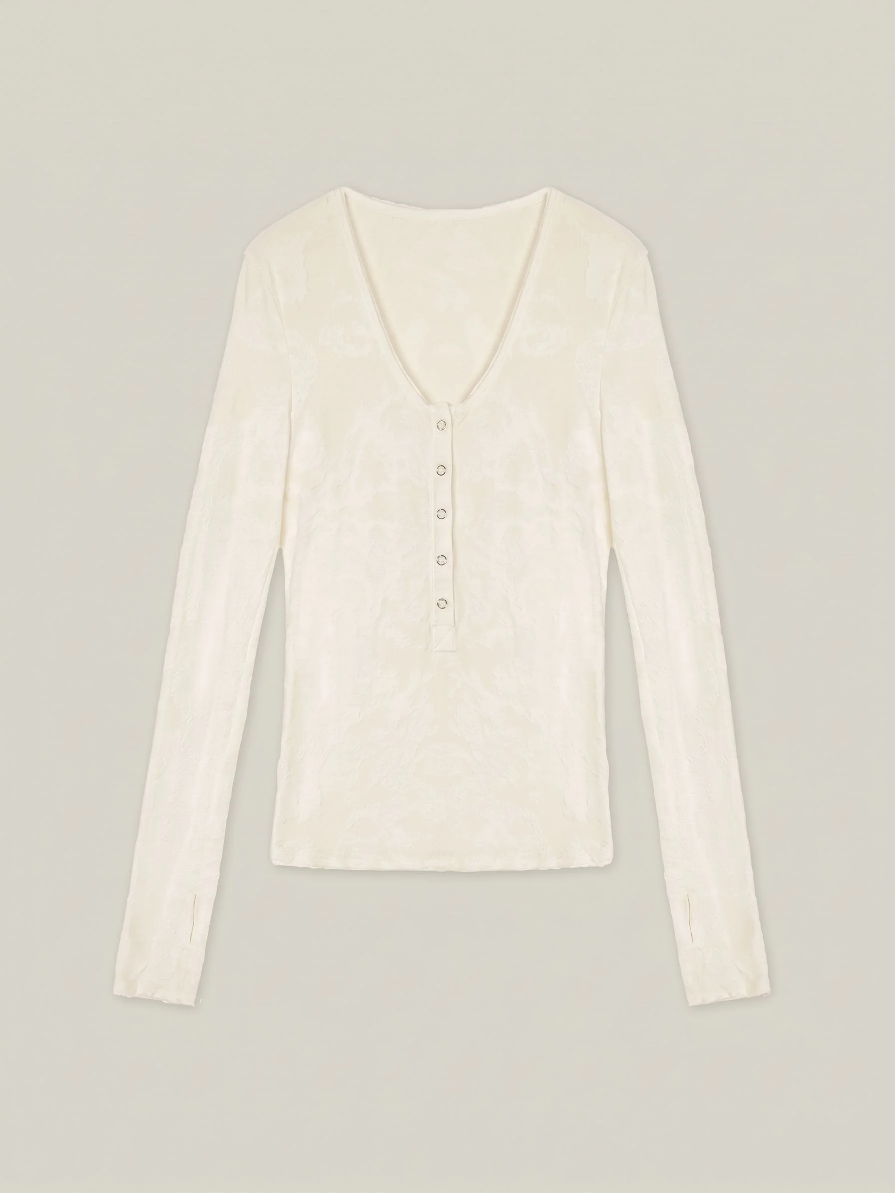 Deep V Henley - Image 7