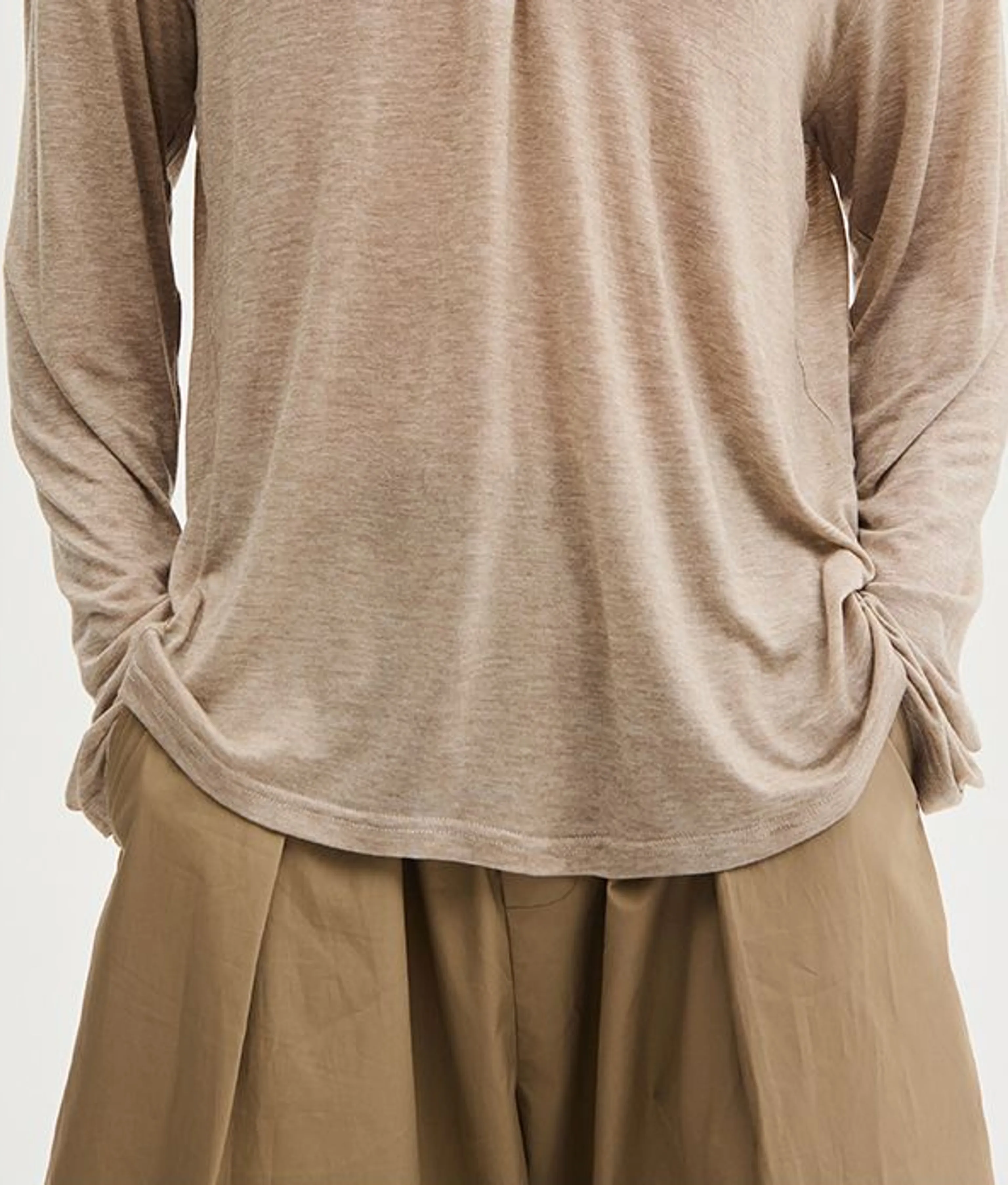 Deep V Long-Sleeve Henley Top - Image 6
