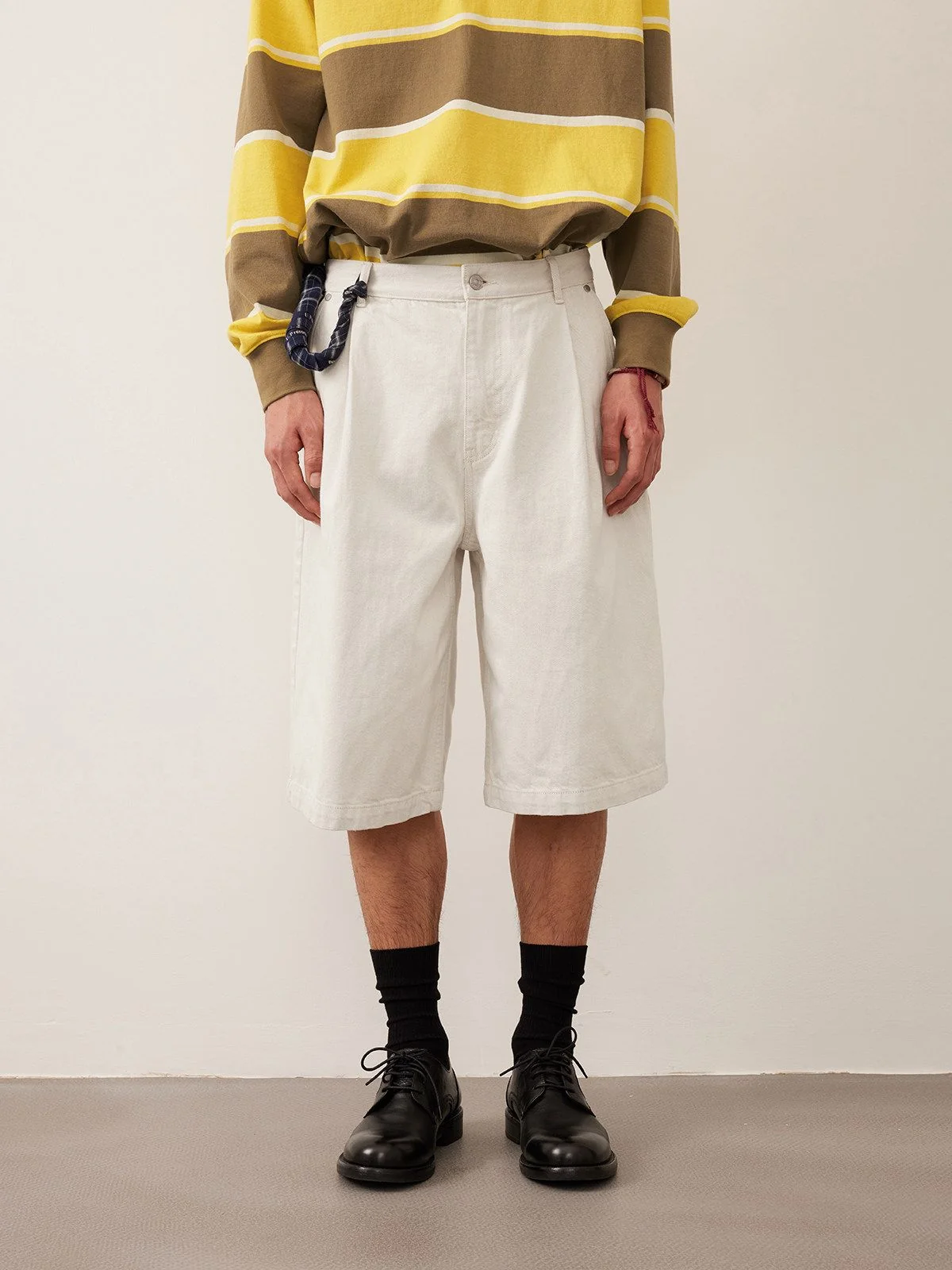 Denim Bermuda Shorts - Image 6