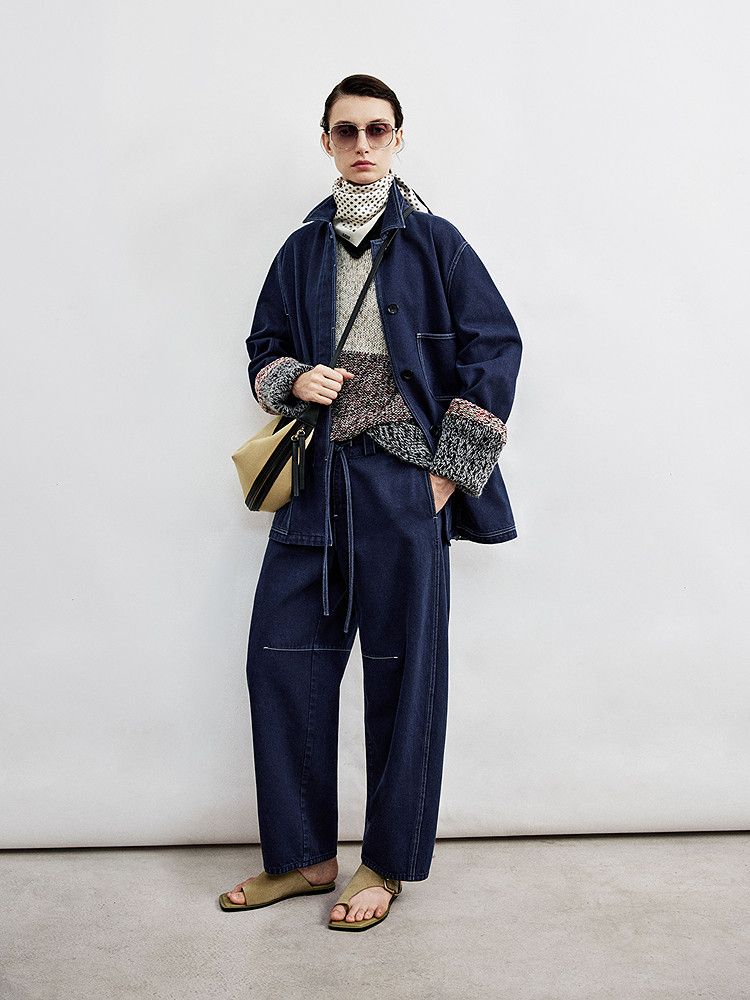 Denim Chore Jacket - Image 2