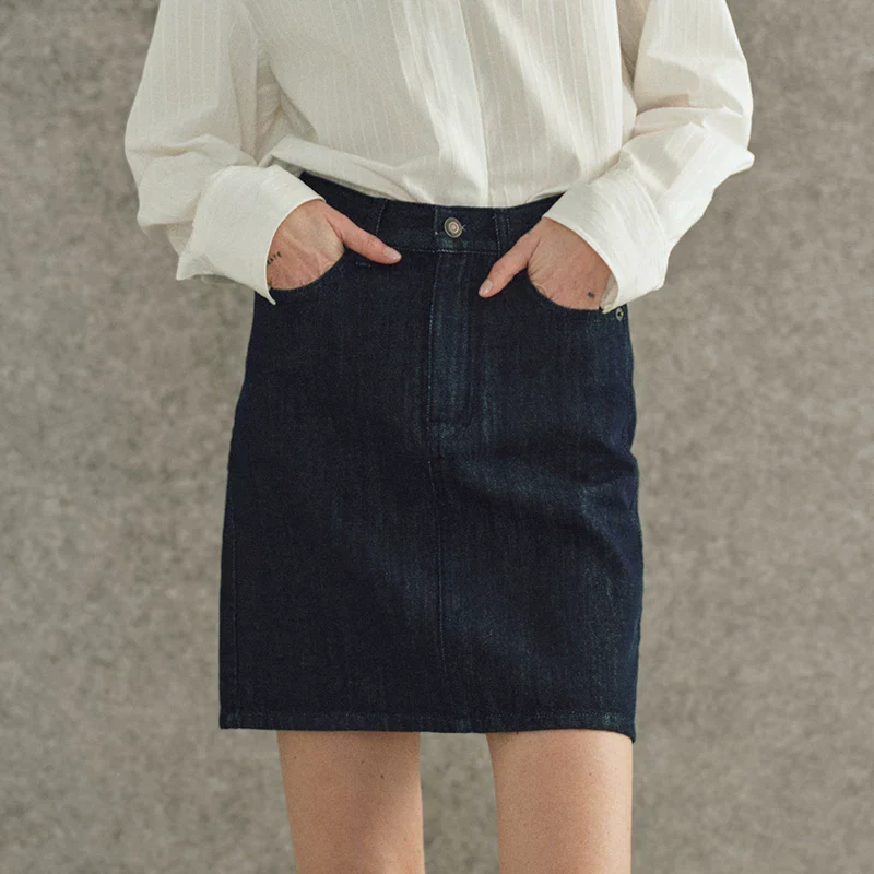 Denim Mini Skirt - Image 3