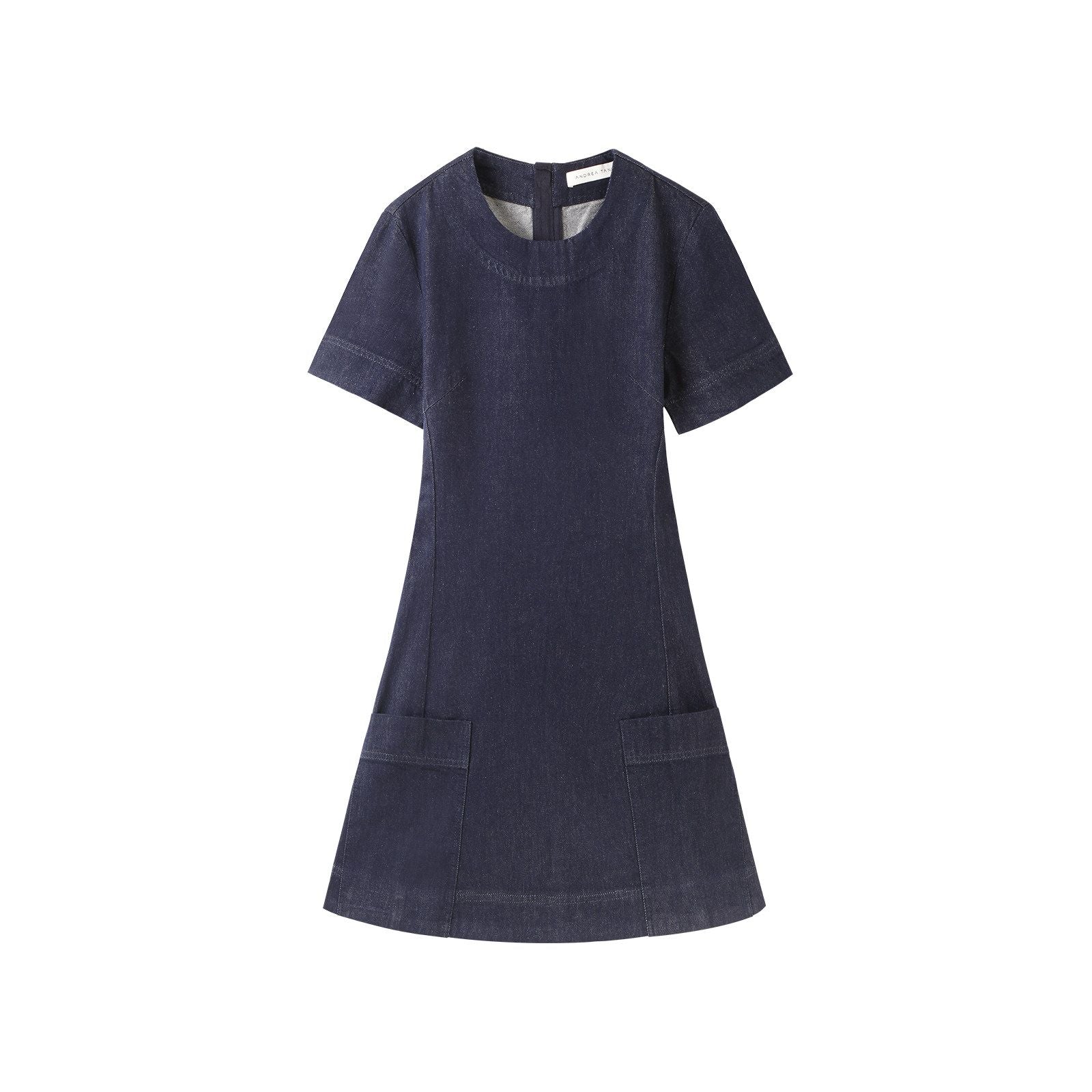 Denim Pocket Dress - Image 2