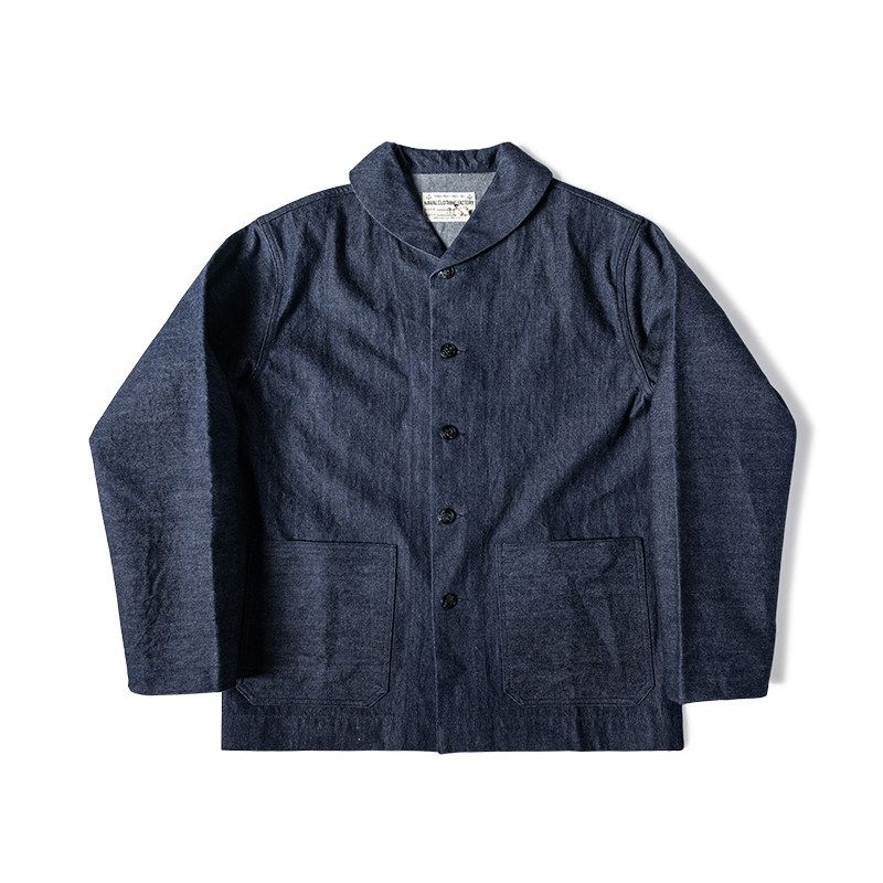 Denim Shawl Jacket - Image 5