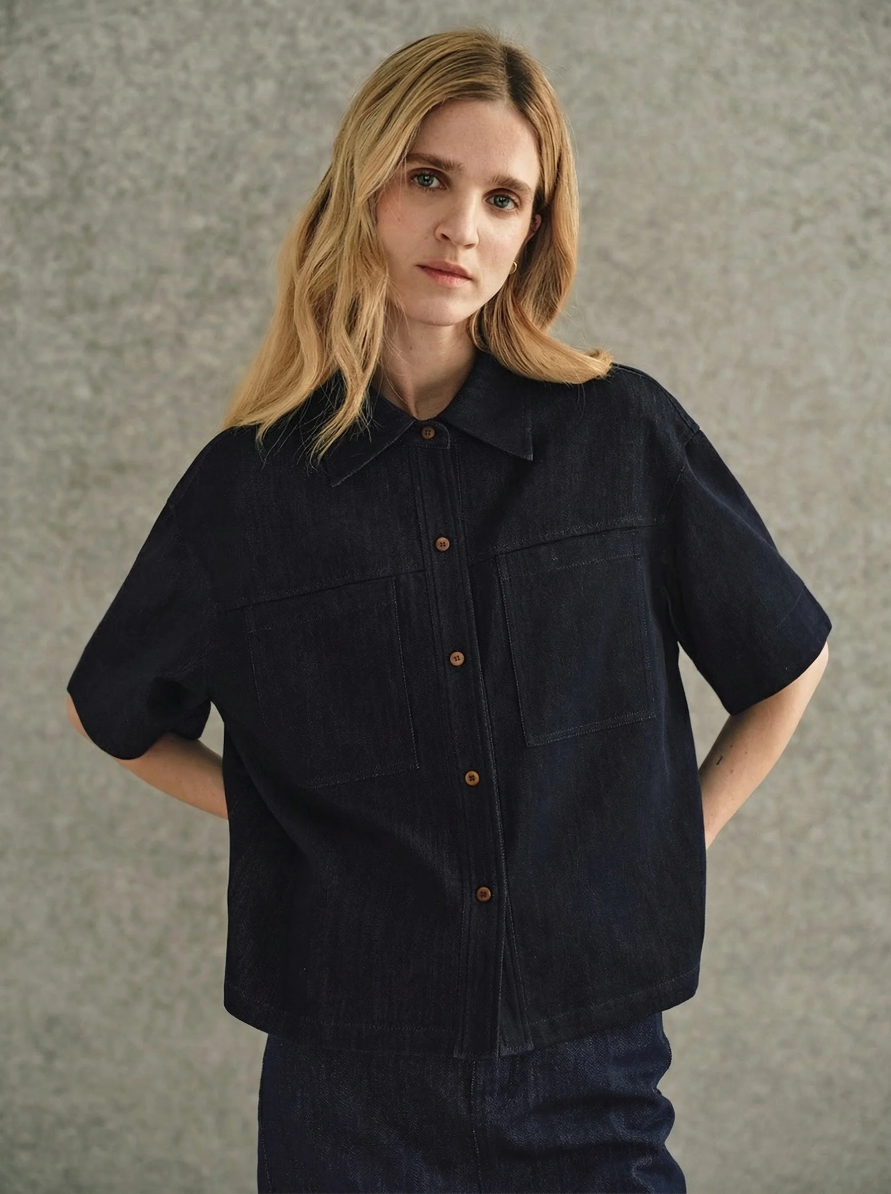 Denim Utility Shirt - Image 2